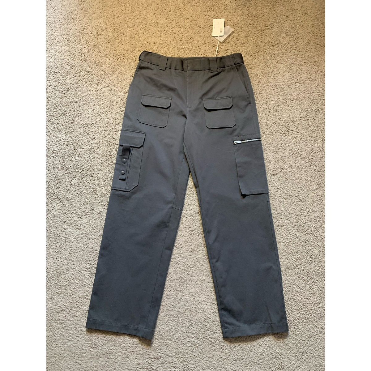 Pre-owned Helmut Lang Utility Bagging Cargo Pants In Grey