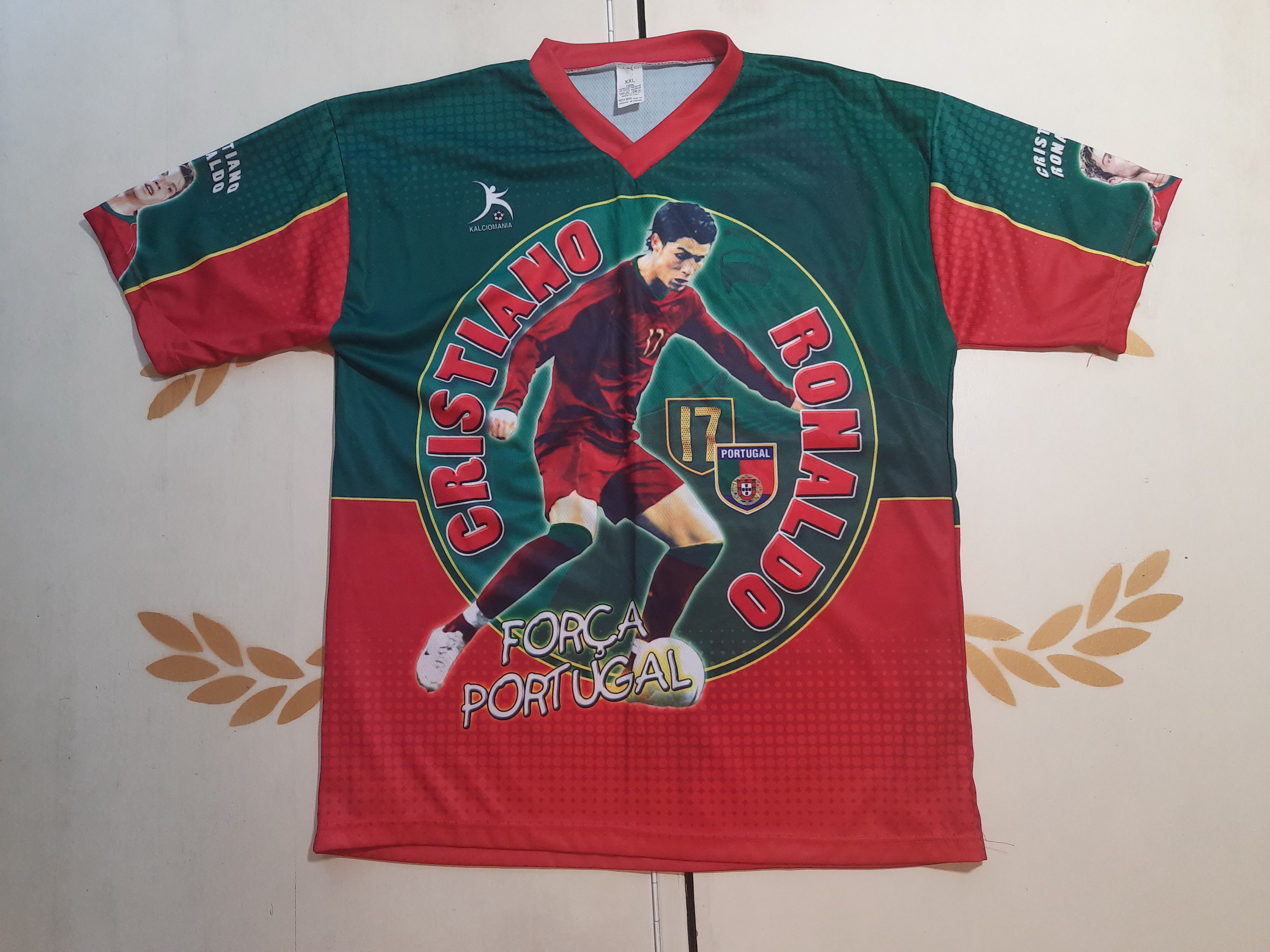 Vintage Kalciomania Cristiano Ronaldo Jersey Vintage Size US XXL / EU 58 / 5 - 2 Thumbnail
