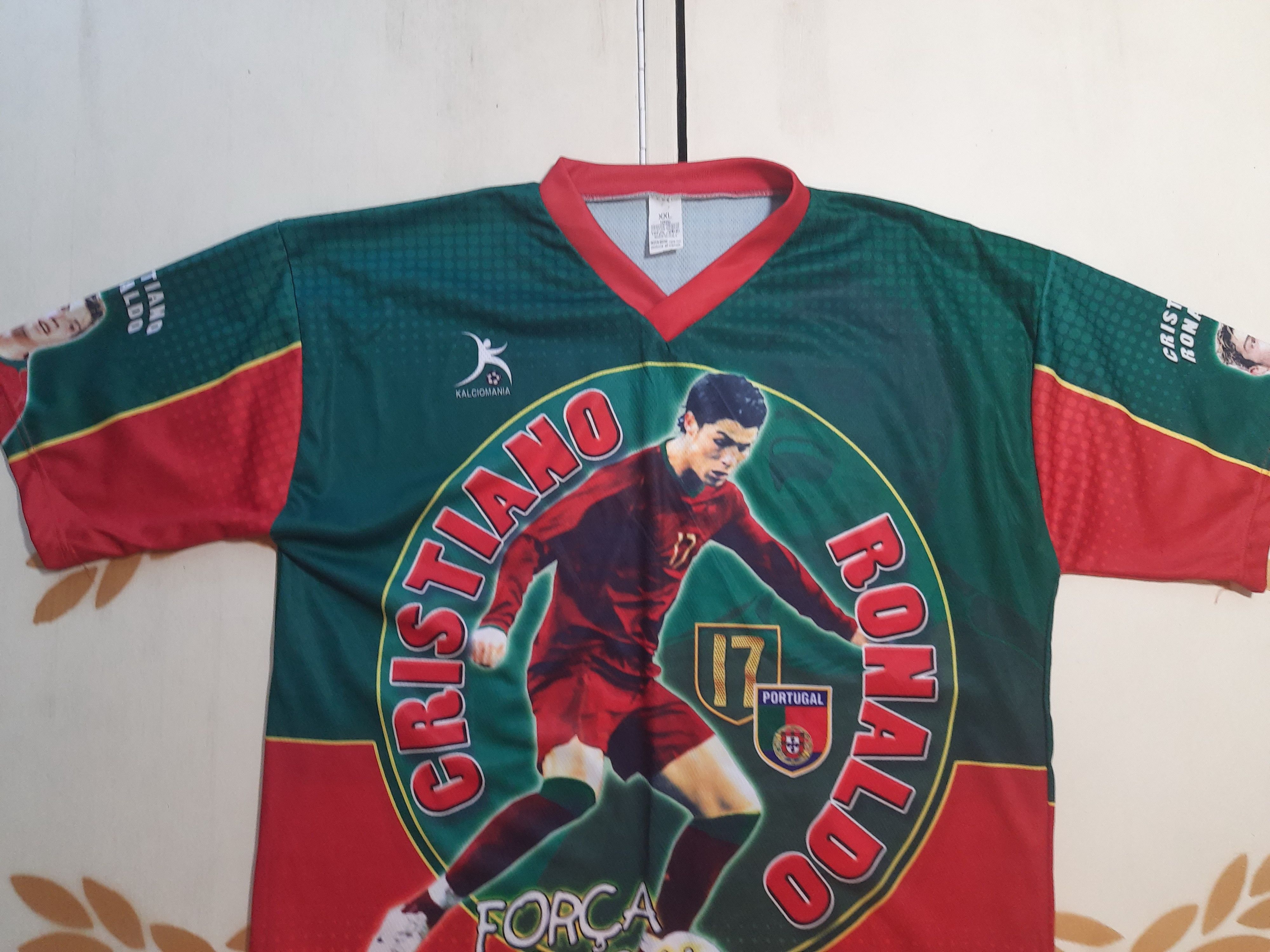 Vintage Kalciomania Cristiano Ronaldo Jersey Vintage Size US XXL / EU 58 / 5 - 4 Thumbnail