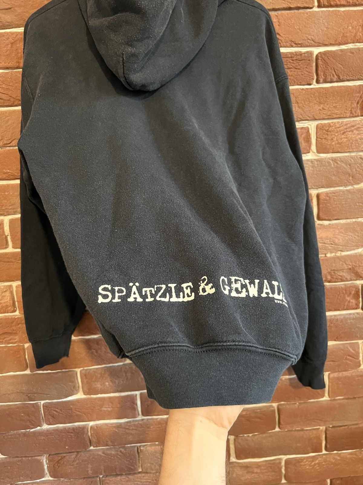 Band Tees Y2K Wizo Band Hoodie Punk Rock Vintage Washed Black Print Size US M / EU 48-50 / 2 - 3 Thumbnail