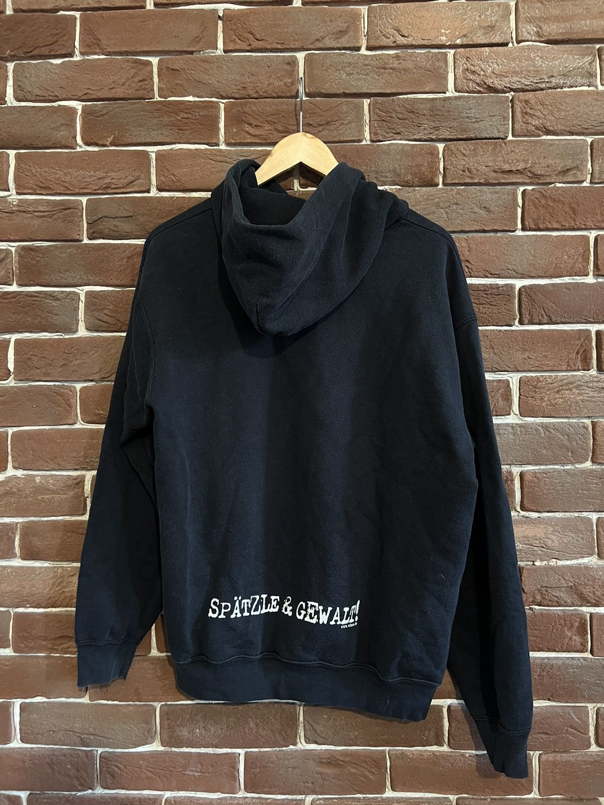 Band Tees Y2K Wizo Band Hoodie Punk Rock Vintage Washed Black Print Size US M / EU 48-50 / 2 - 2 Thumbnail
