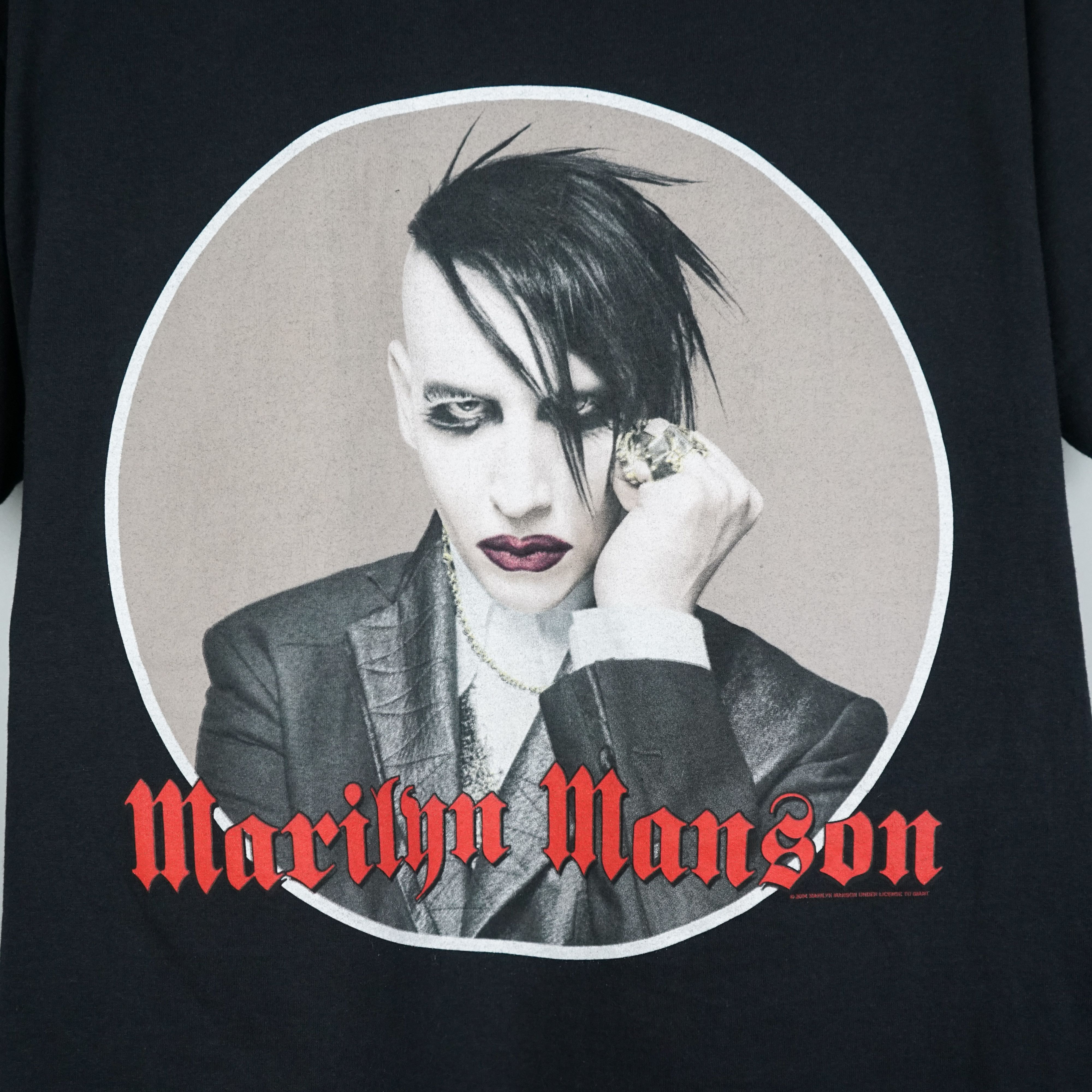 Band Tees × Marilyn Manson × Vintage Marilyn Manson t shirt 2004 tour t shirt Size US M / EU 48-50 / 2 - 2 Thumbnail