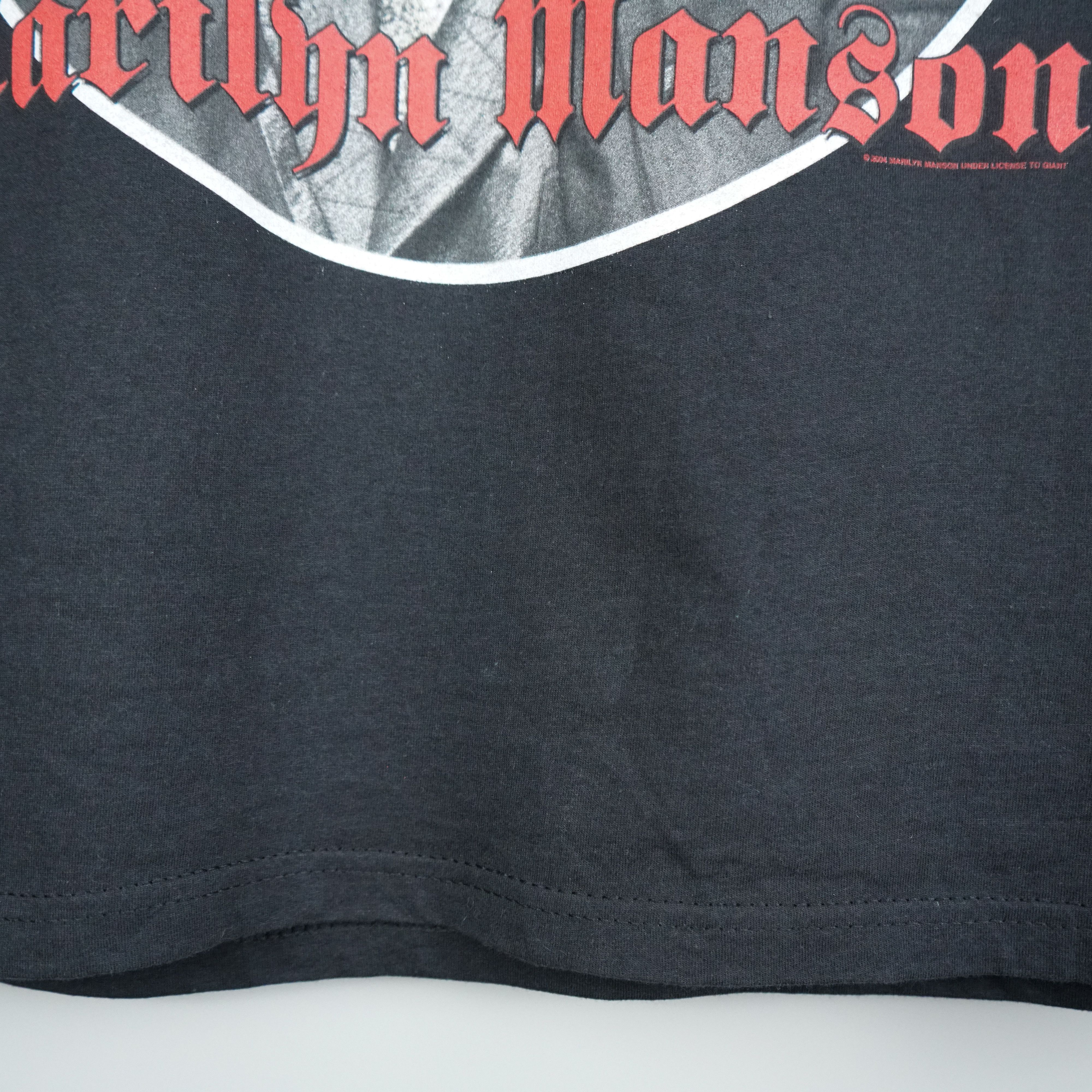 Band Tees × Marilyn Manson × Vintage Marilyn Manson t shirt 2004 tour t shirt Size US M / EU 48-50 / 2 - 5 Thumbnail