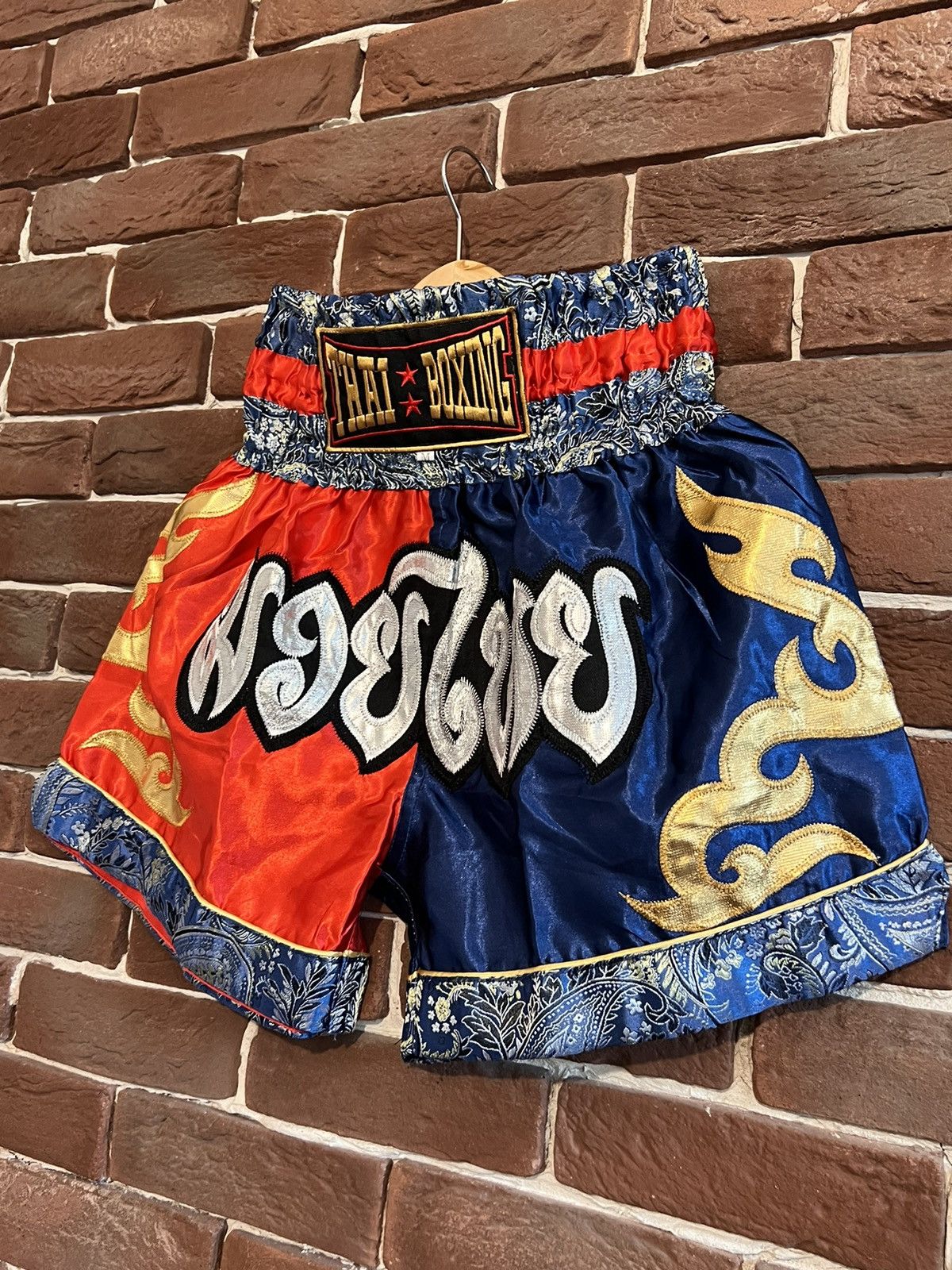 Vintage Vintage Thaiboxing Kickboxing Shorts Hype Streetwear Drip Y2 Size US 32 / EU 48 - 5 Thumbnail
