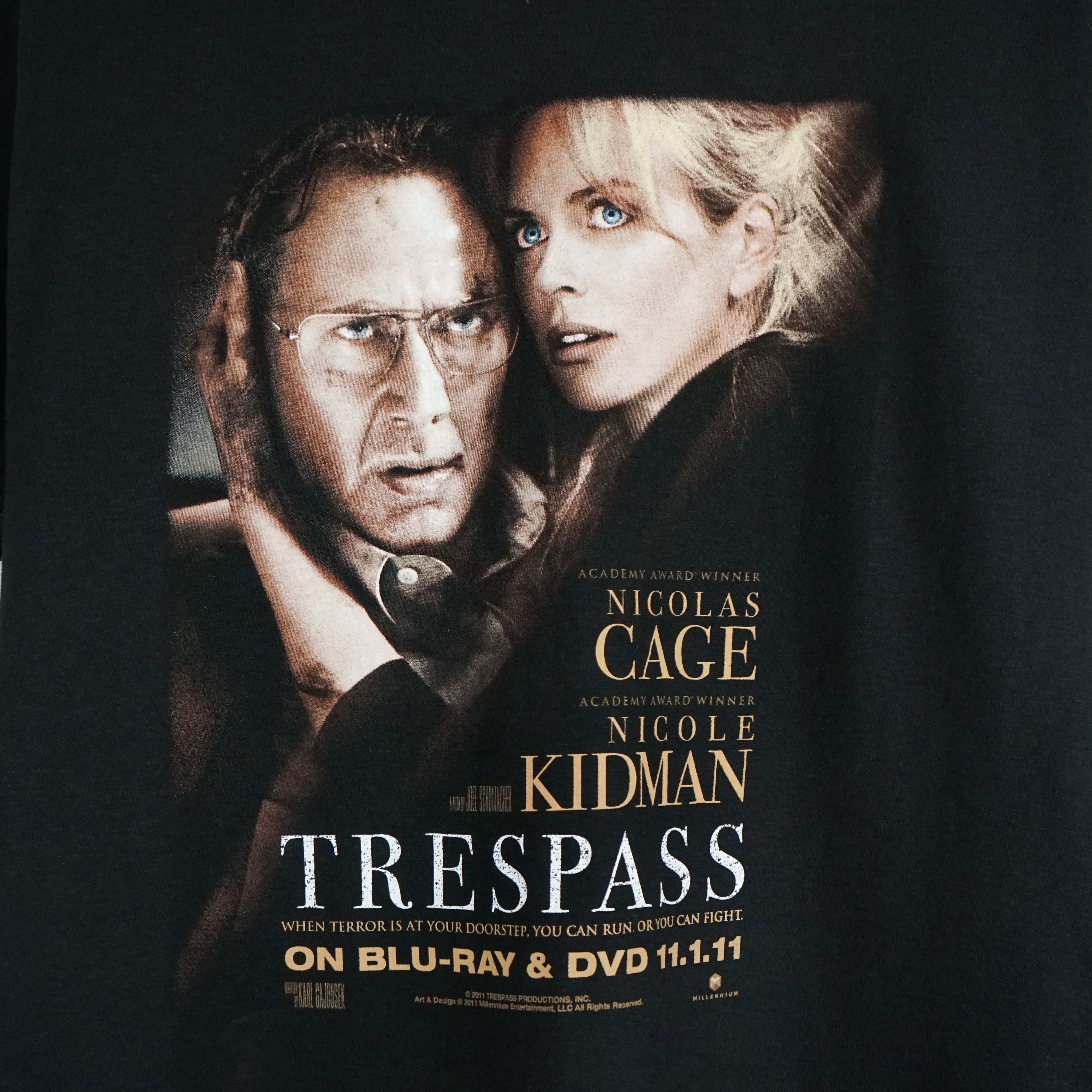 Vintage 2011 Trespass t-shirt Nicolas Cage Nicole Kidman Size US M / EU 48-50 / 2 - 2 Thumbnail