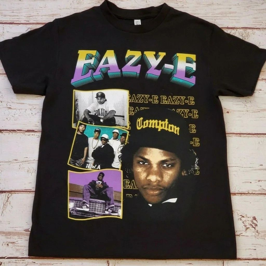 Rap Tees Deadstock Retro Eazy E Multi Graphic Rap Tee | Grailed