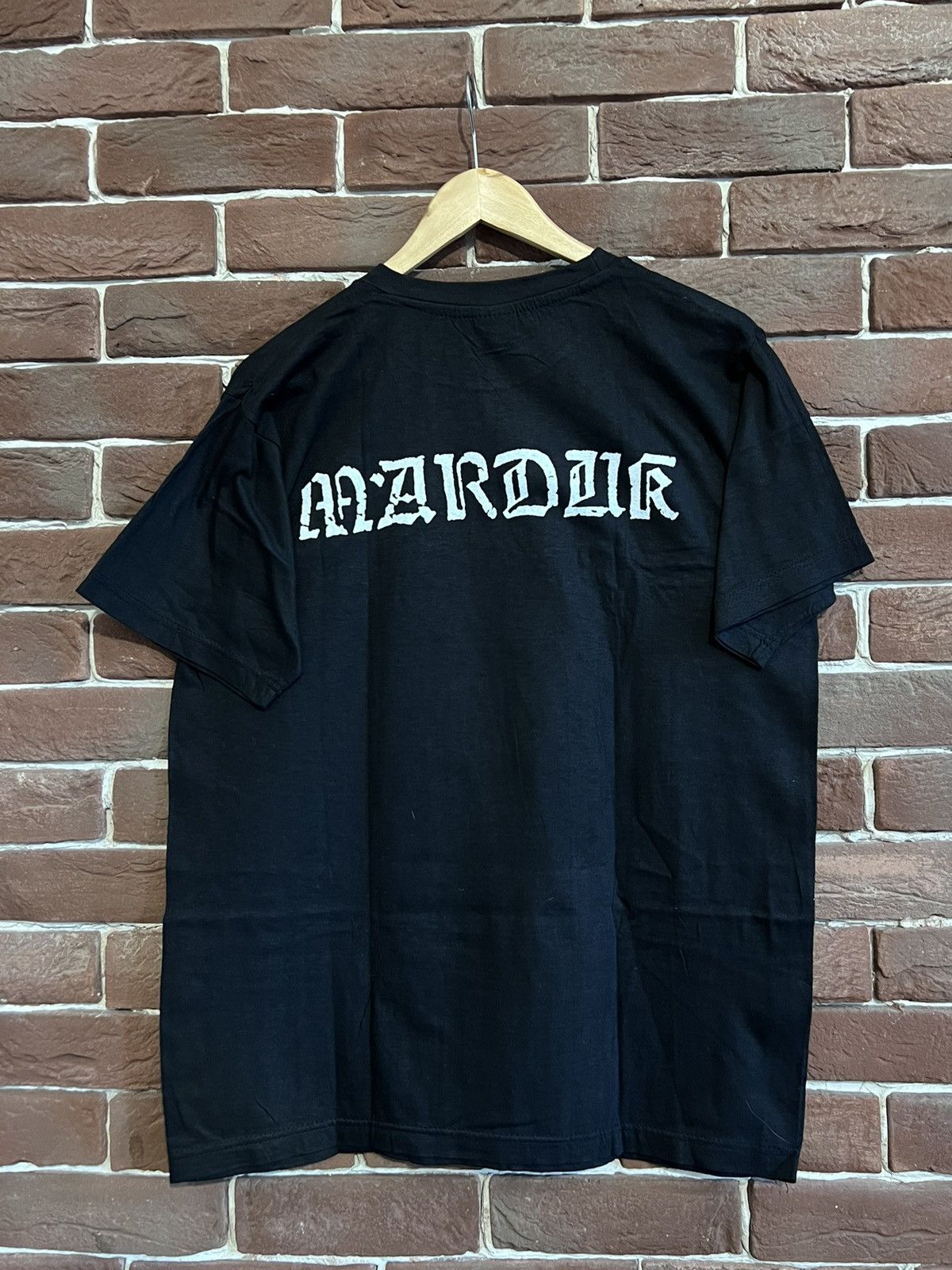 Band Tees Rare 00s Marduk Plague Angel Vintage Black Metal Band Tshirt Size US L / EU 52-54 / 3 - 2 Thumbnail