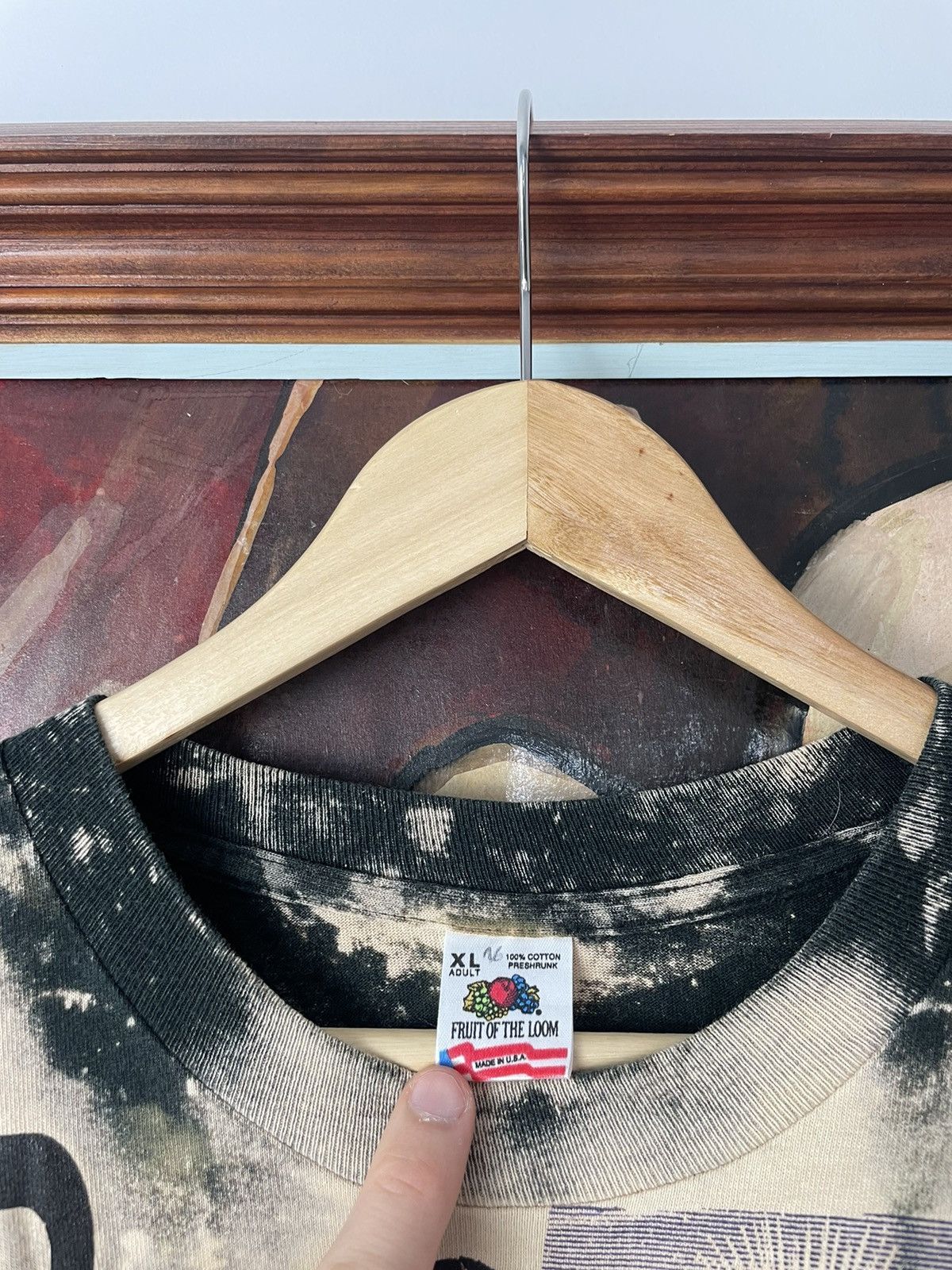 Vintage VINTAGE 90s FULLPRINT JESUS RELIGION MOSQUITOHEAD TEE Size US XL / EU 56 / 4 - 5 Thumbnail