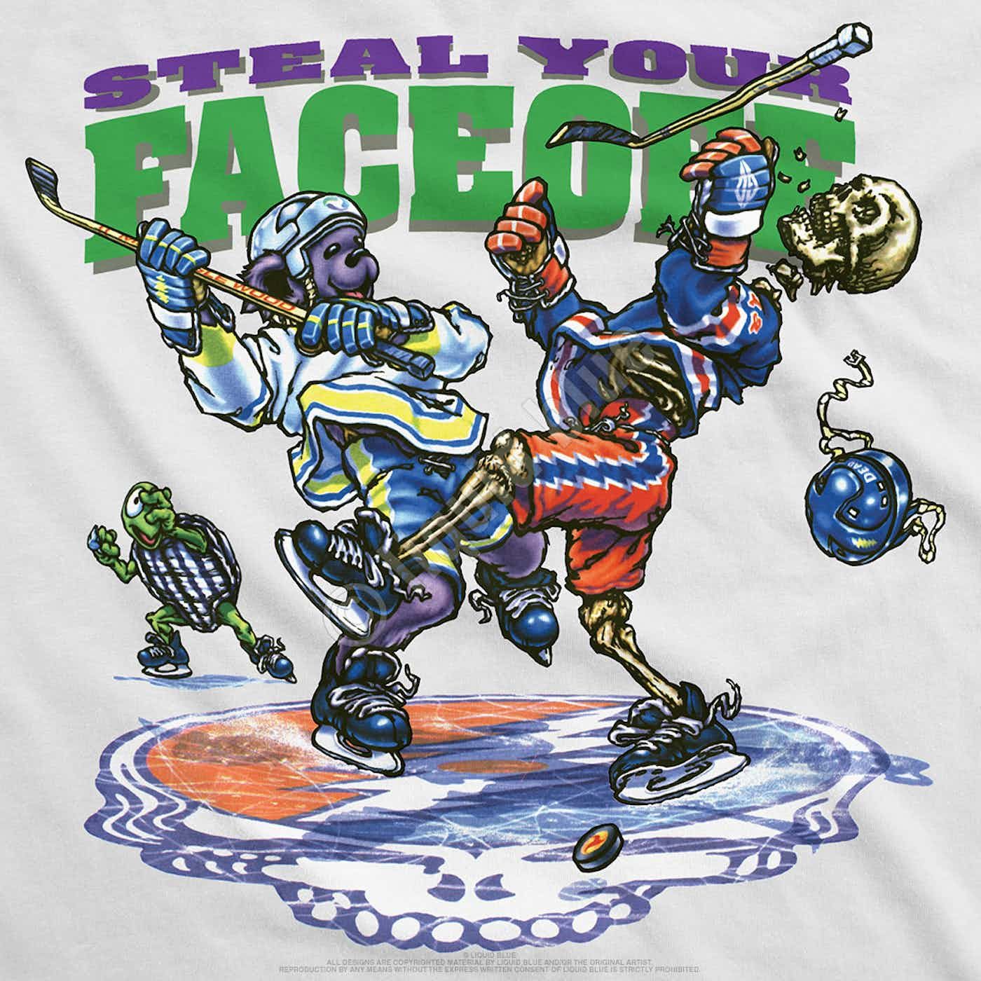 Liquid Blue Grateful Dead Face-Off T-Shirt Tie Dye Vintage Size US L / EU 52-54 / 3 - 2 Thumbnail