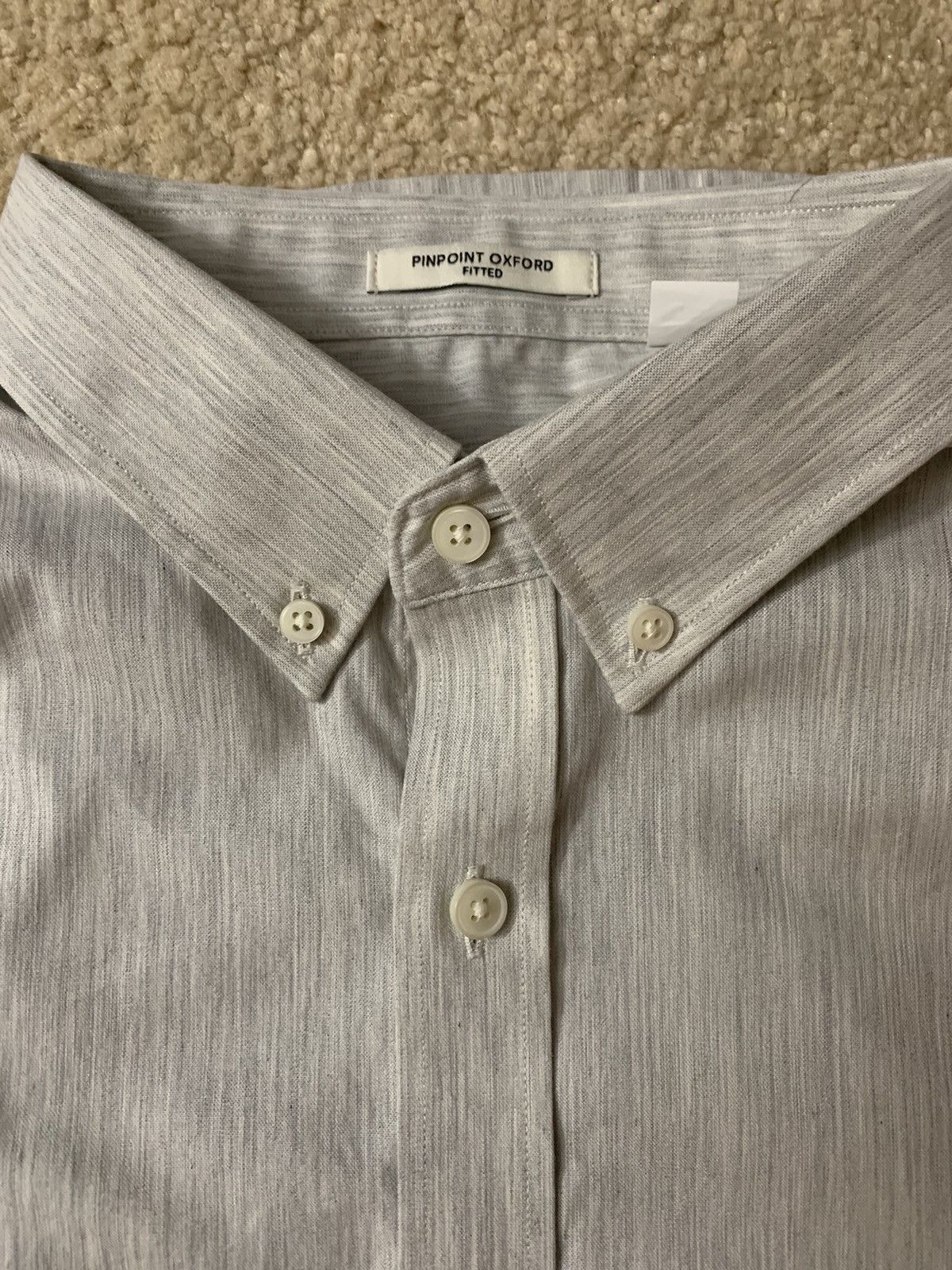 Gant Diamond G Fitted Pinpoint Oxford Size US L / EU 52-54 / 3 - 1 Thumbnail