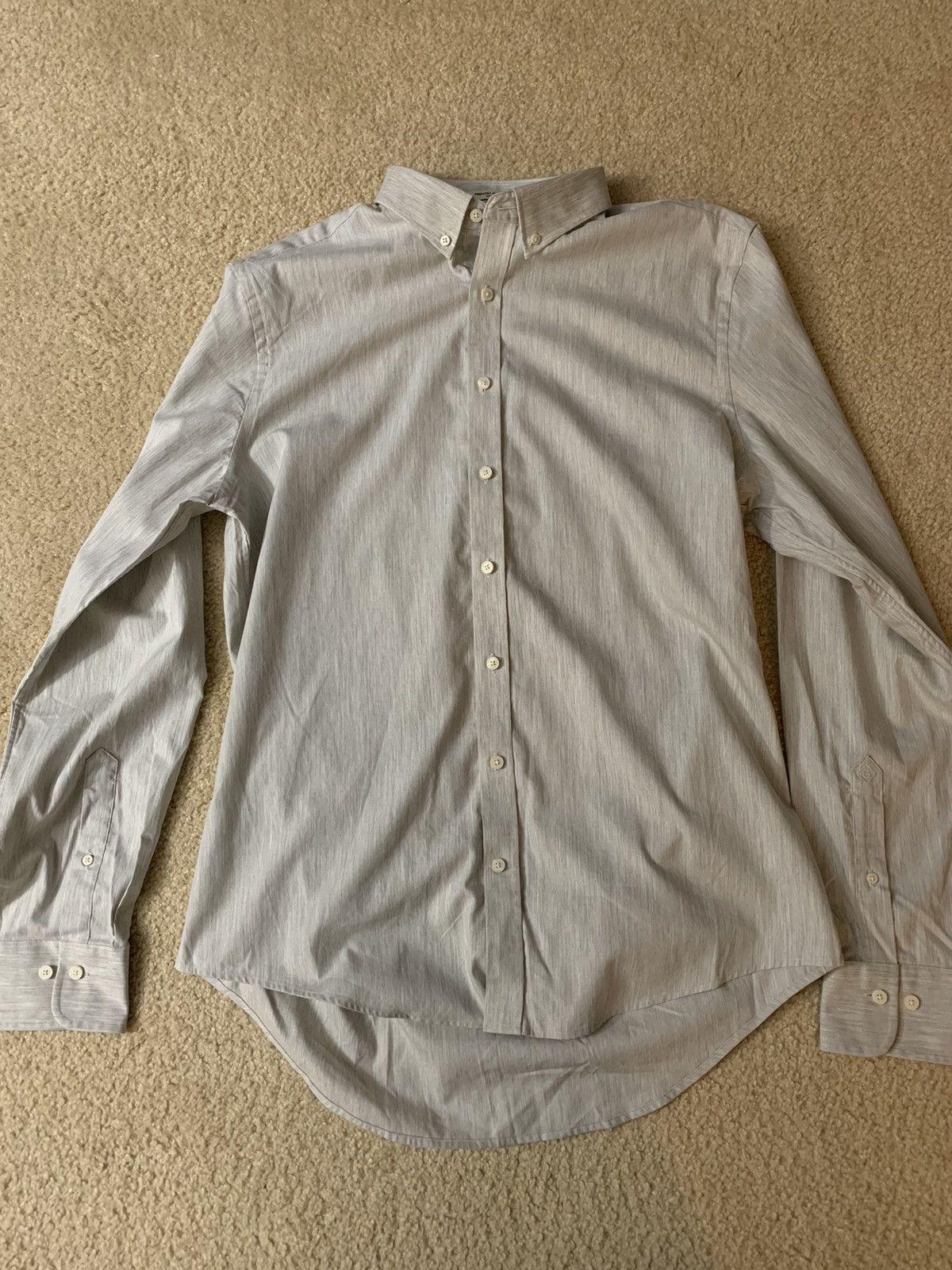 Gant Diamond G Fitted Pinpoint Oxford Size US L / EU 52-54 / 3 - 2 Thumbnail