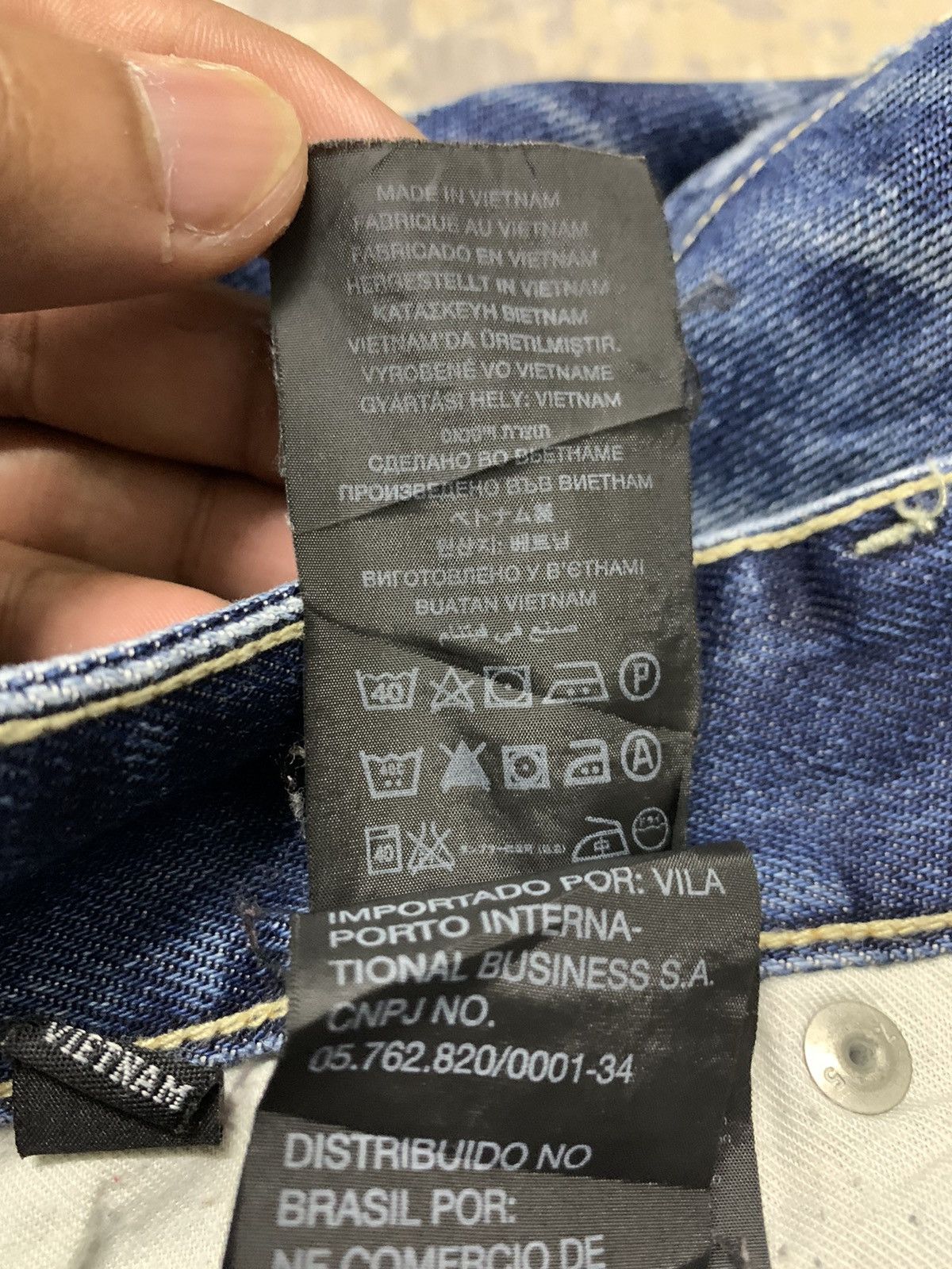 G-Star Vtg G-Star RAW Arc 3D Loose Tapered Distressed Denim Jeans Size US 35 - 18 Thumbnail