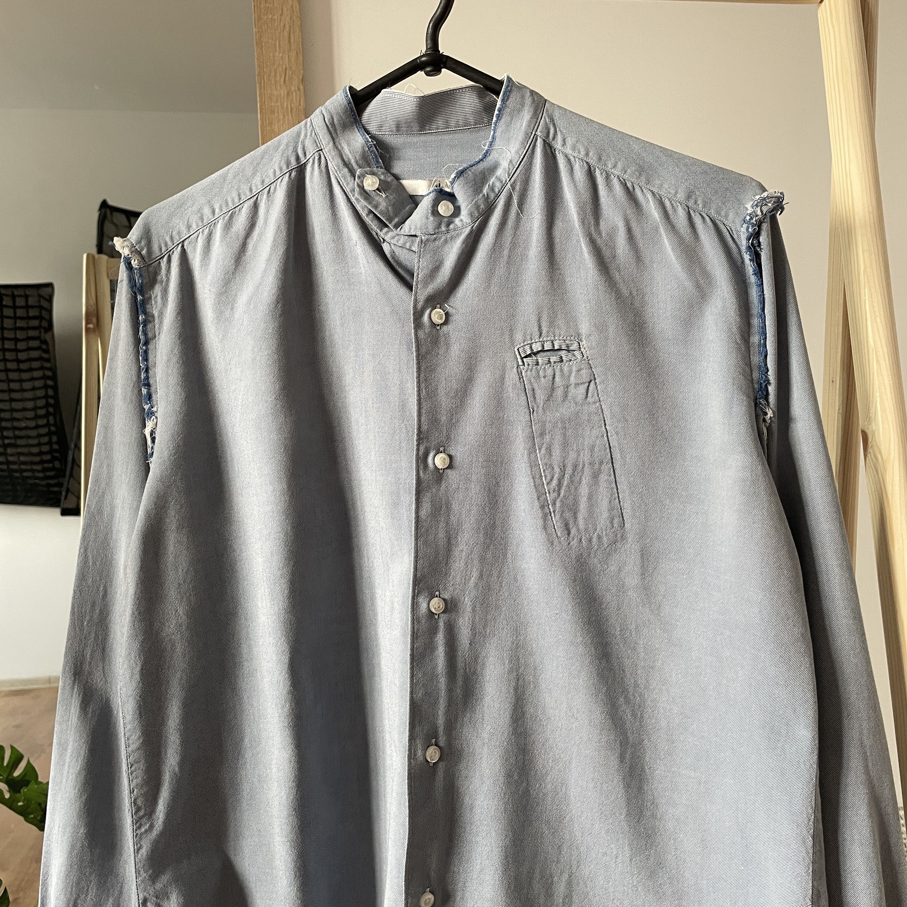 Other Unity U-NI-TY by JP Gassa Distressed Collarless Shirt Size M Size US M / EU 48-50 / 2 - 3 Thumbnail