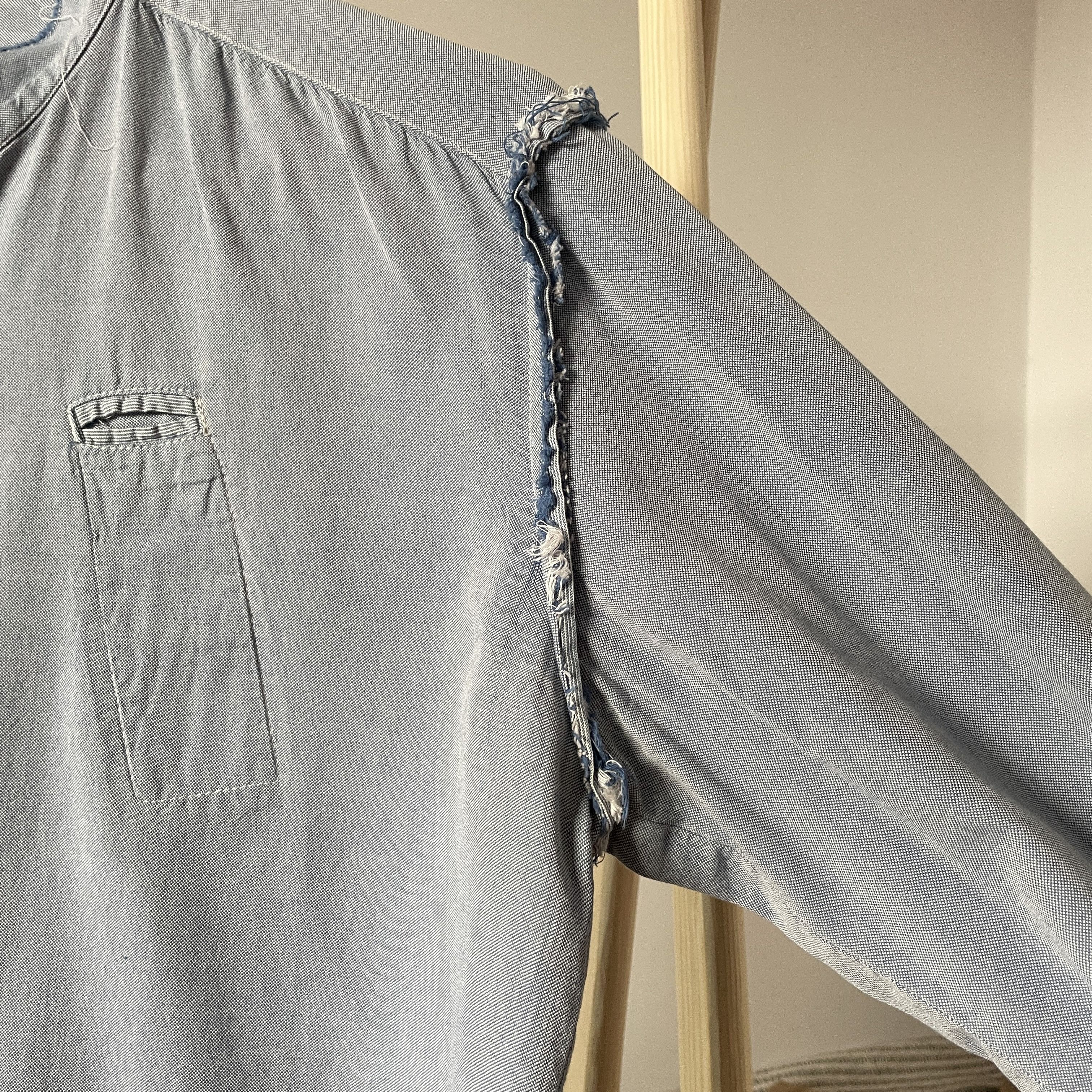 Other Unity U-NI-TY by JP Gassa Distressed Collarless Shirt Size M Size US M / EU 48-50 / 2 - 6 Thumbnail