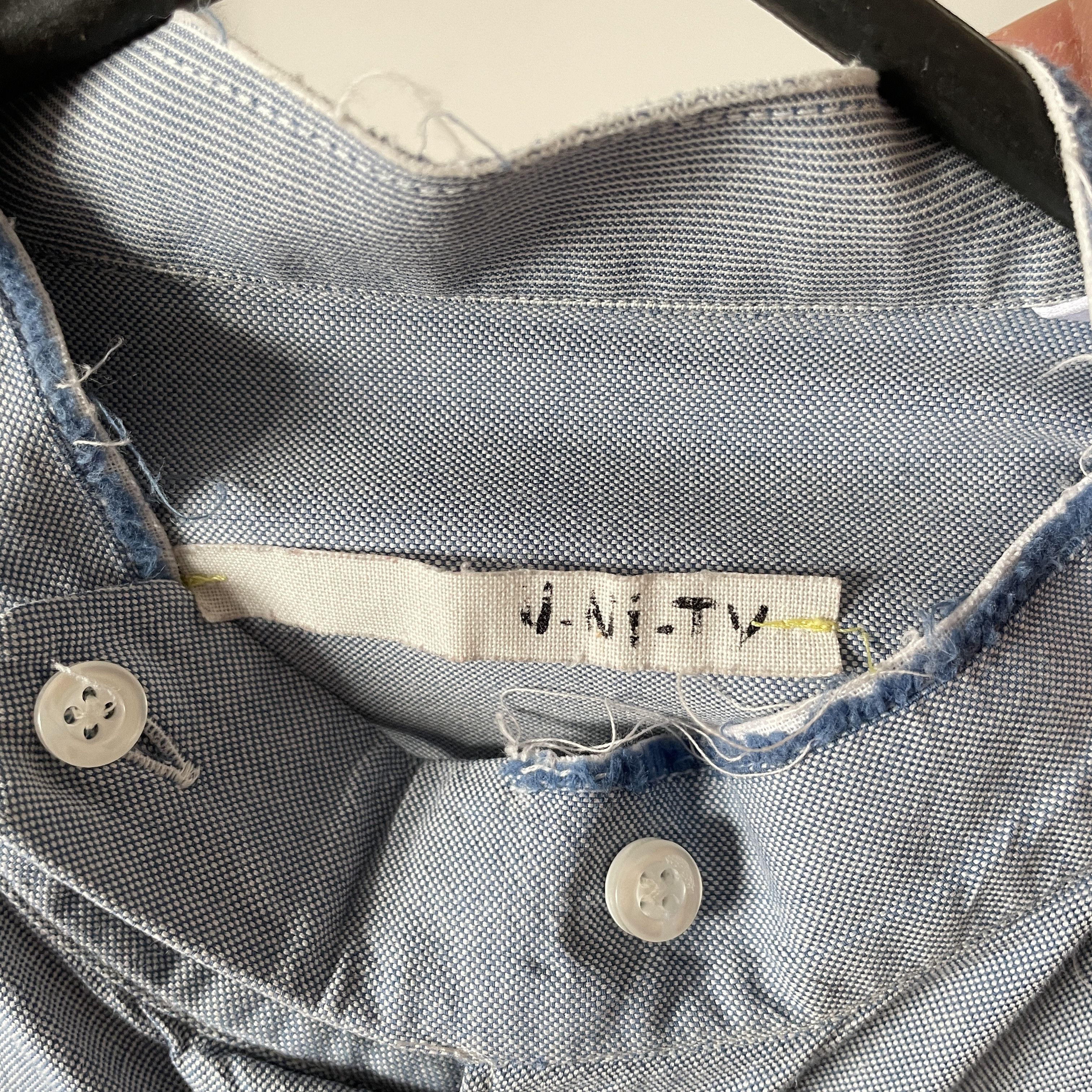 Other Unity U-NI-TY by JP Gassa Distressed Collarless Shirt Size M Size US M / EU 48-50 / 2 - 10 Thumbnail