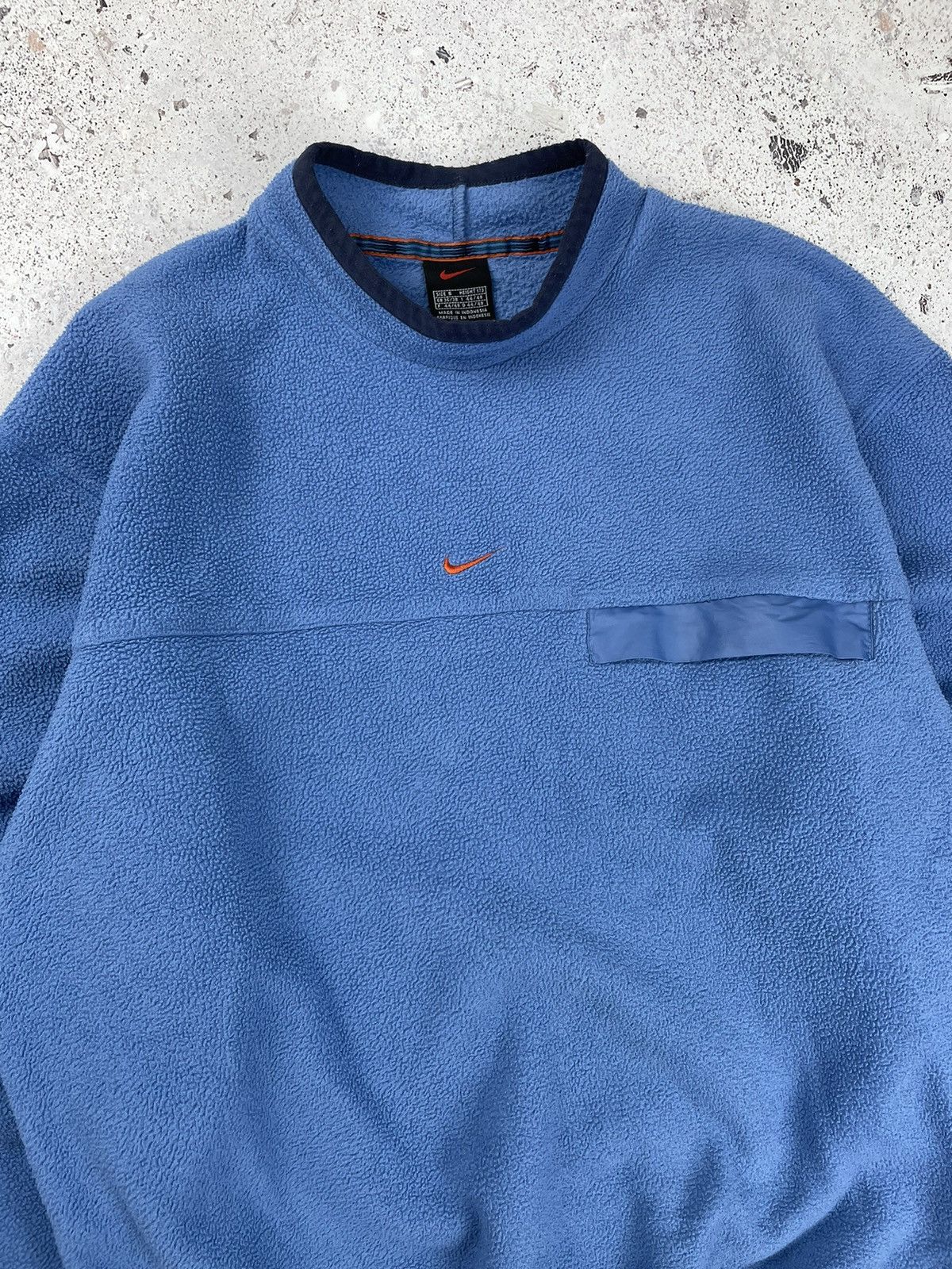 Nike × Vintage Y2k Vintage Nike Fleece Center Logo Sweatshirt Crewneck Size US S / EU 44-46 / 1 - 2 Thumbnail