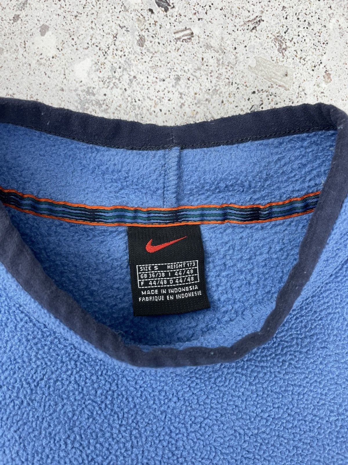 Nike × Vintage Y2k Vintage Nike Fleece Center Logo Sweatshirt Crewneck Size US S / EU 44-46 / 1 - 6 Thumbnail