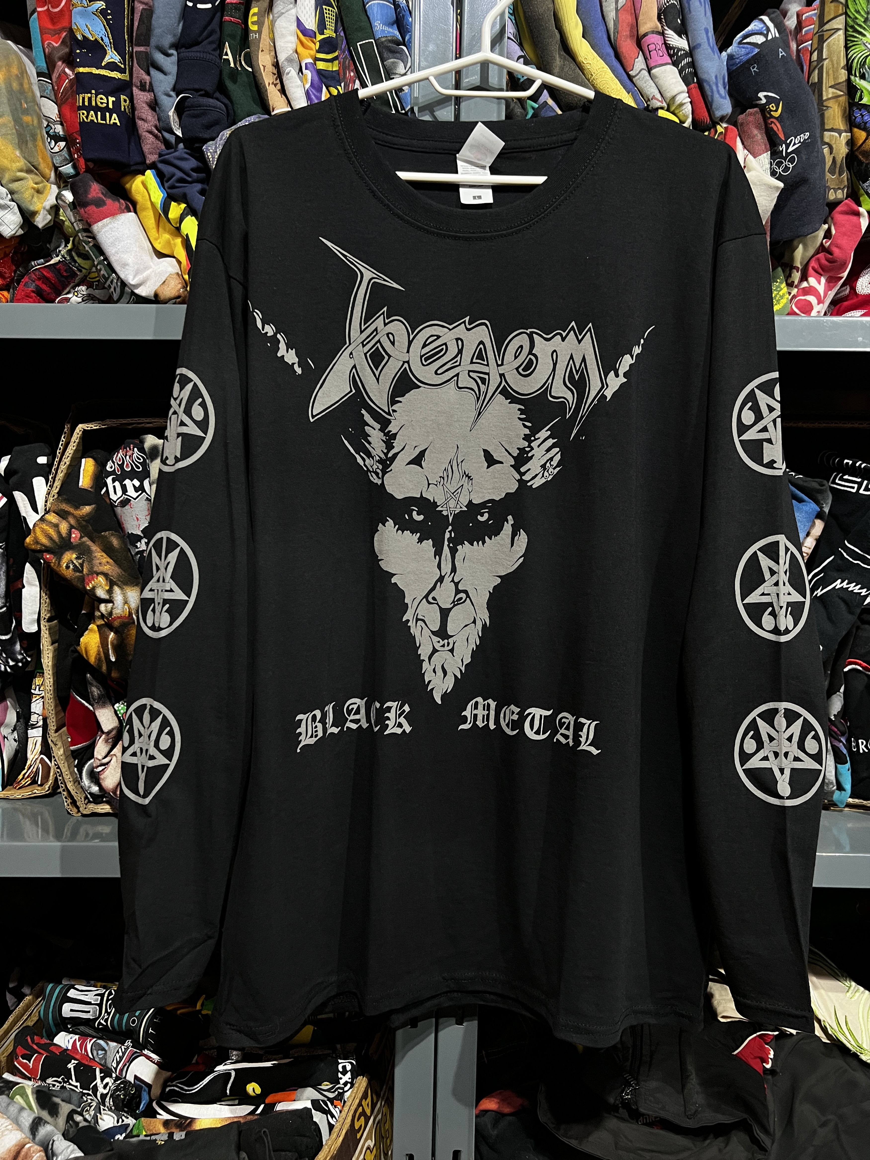 Vintage band Venom Black metal Long Sleeve Shirt size L