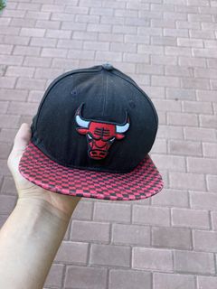 New Era Chicago Bulls NBA Blackletter Knit Beanie Hat