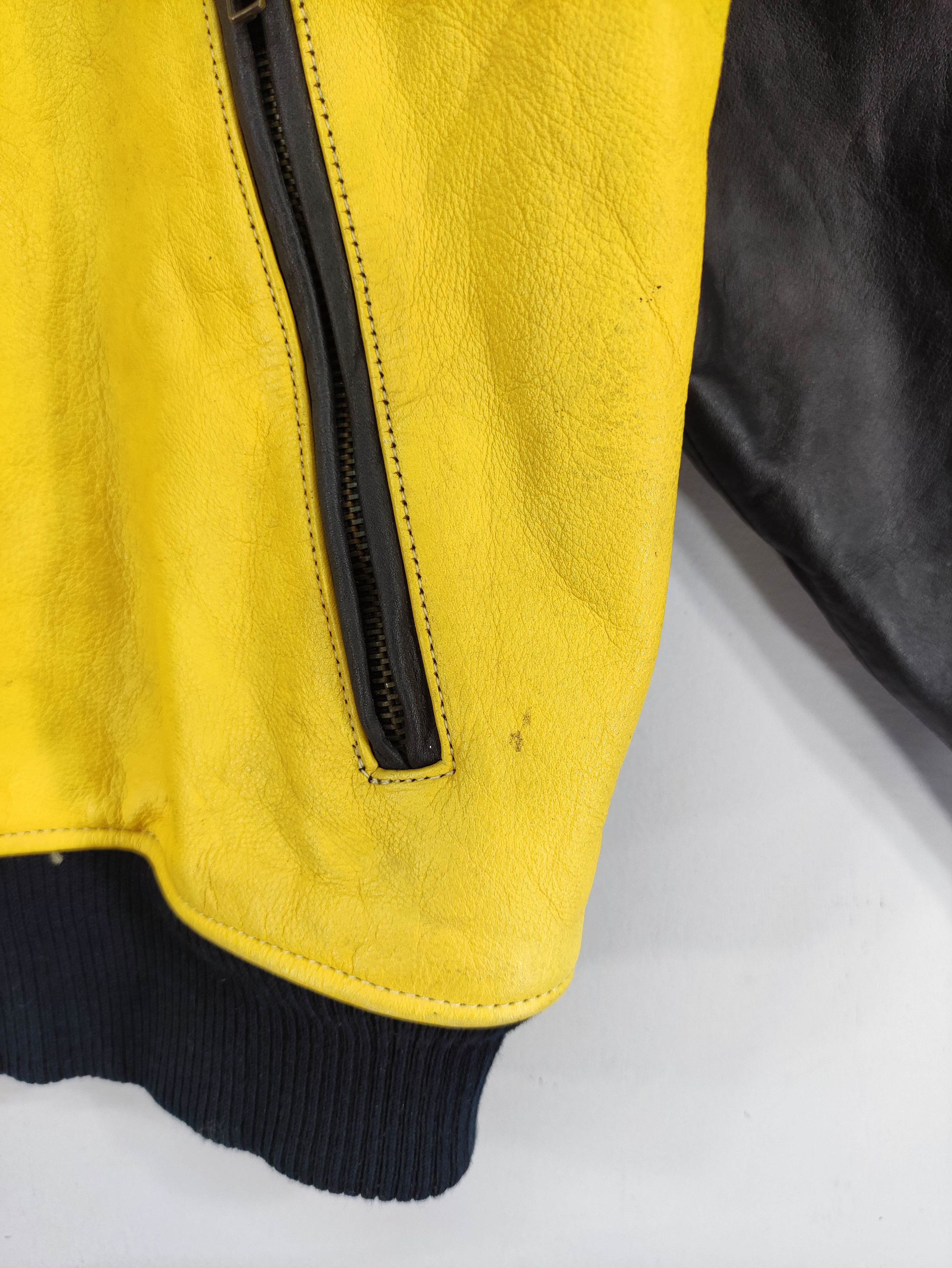 YELLOW CORN Vintage Yellow Corn Super Bike Leather Jacket Size US M / EU 48-50 / 2 - 6 Thumbnail