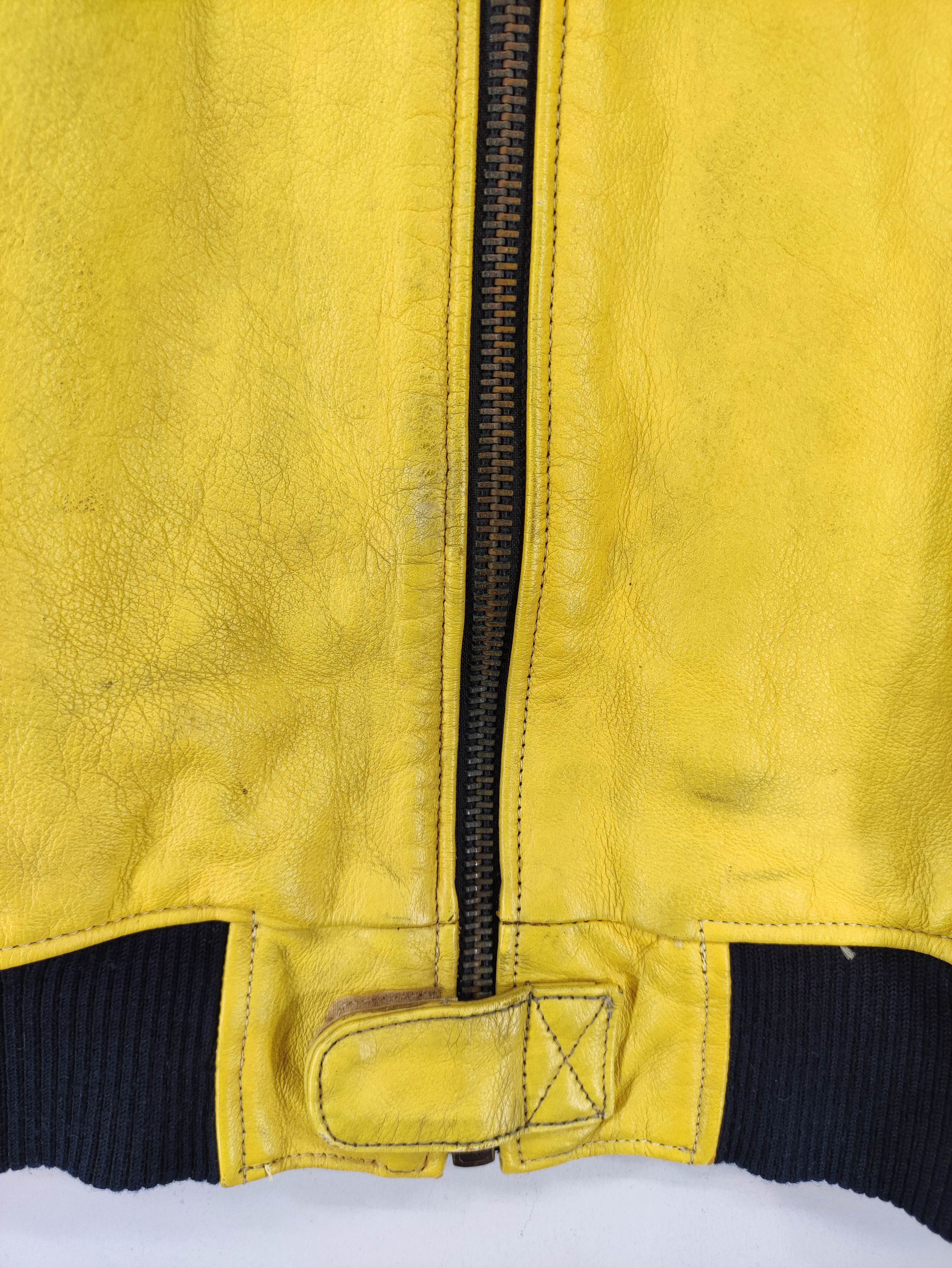 YELLOW CORN Vintage Yellow Corn Super Bike Leather Jacket Size US M / EU 48-50 / 2 - 5 Thumbnail