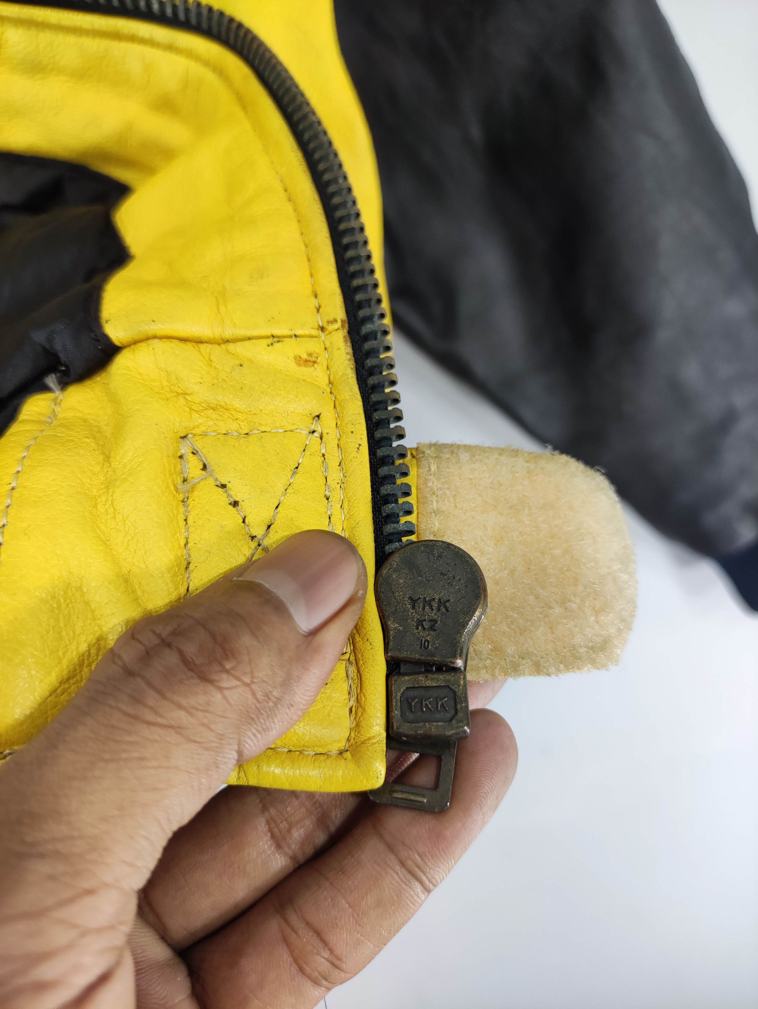 YELLOW CORN Vintage Yellow Corn Super Bike Leather Jacket Size US M / EU 48-50 / 2 - 7 Thumbnail