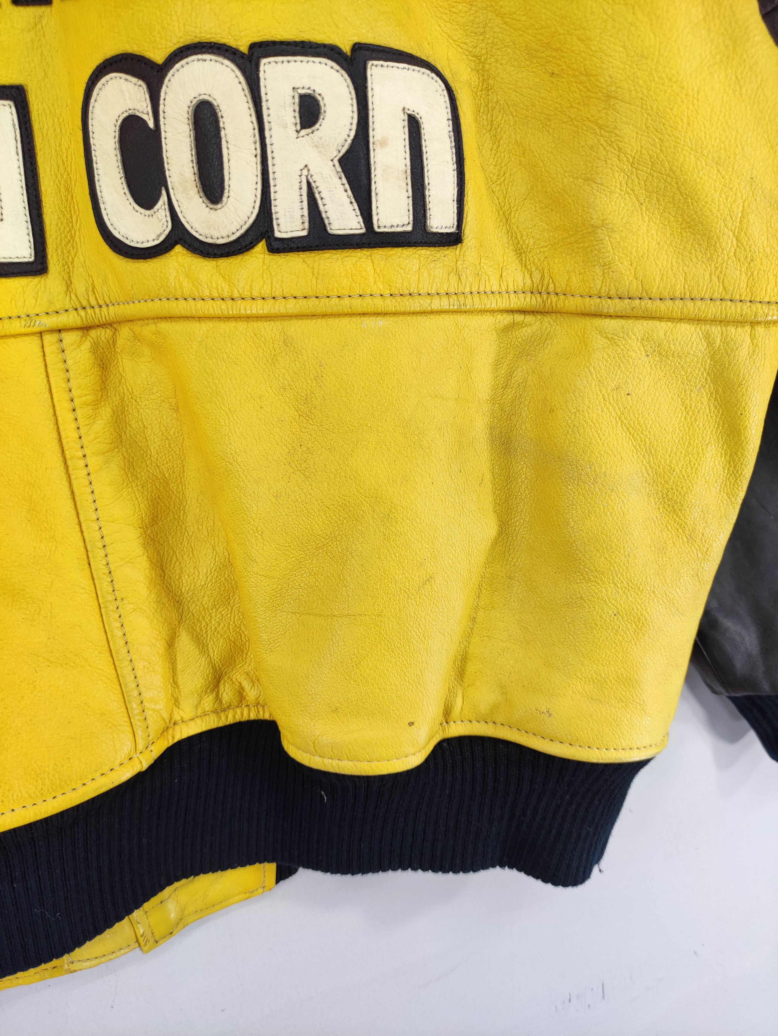 YELLOW CORN Vintage Yellow Corn Super Bike Leather Jacket Size US M / EU 48-50 / 2 - 11 Thumbnail