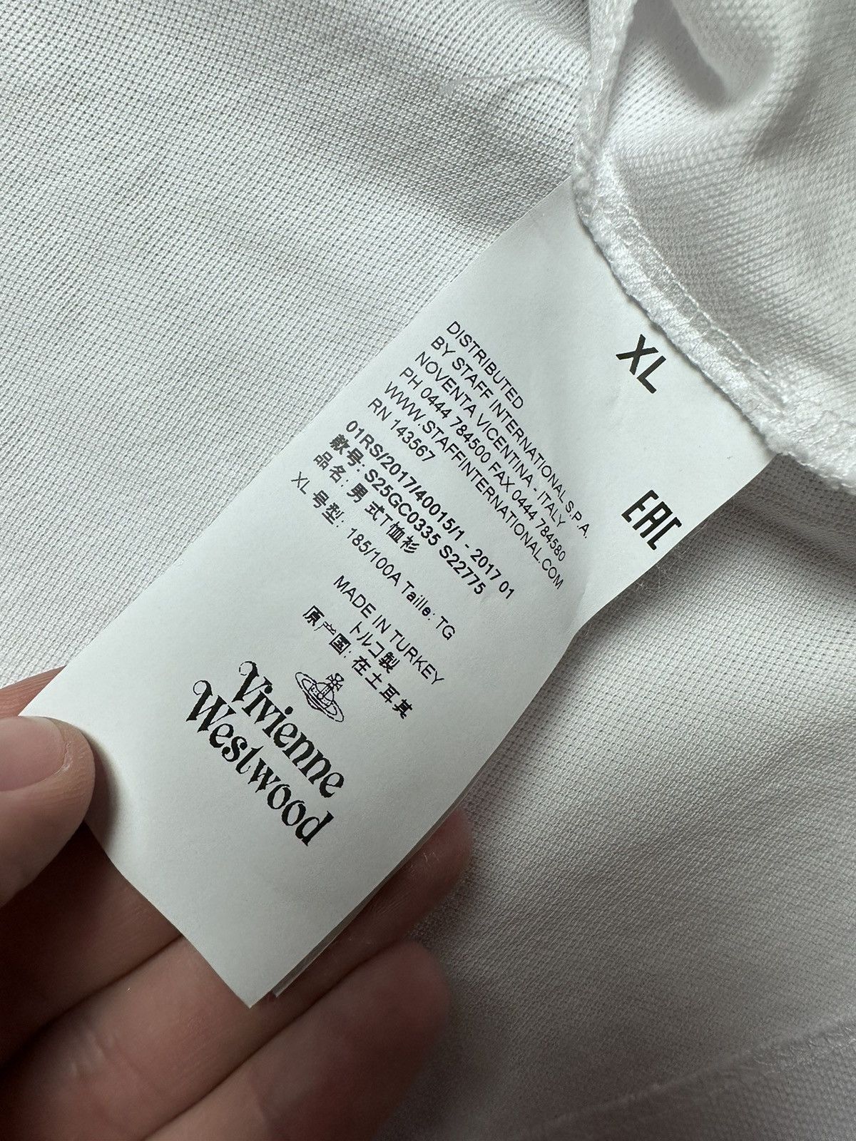 Vivienne Westwood Vivienne Westwood polo white logo size L/XL Size US L / EU 52-54 / 3 - 6 Thumbnail