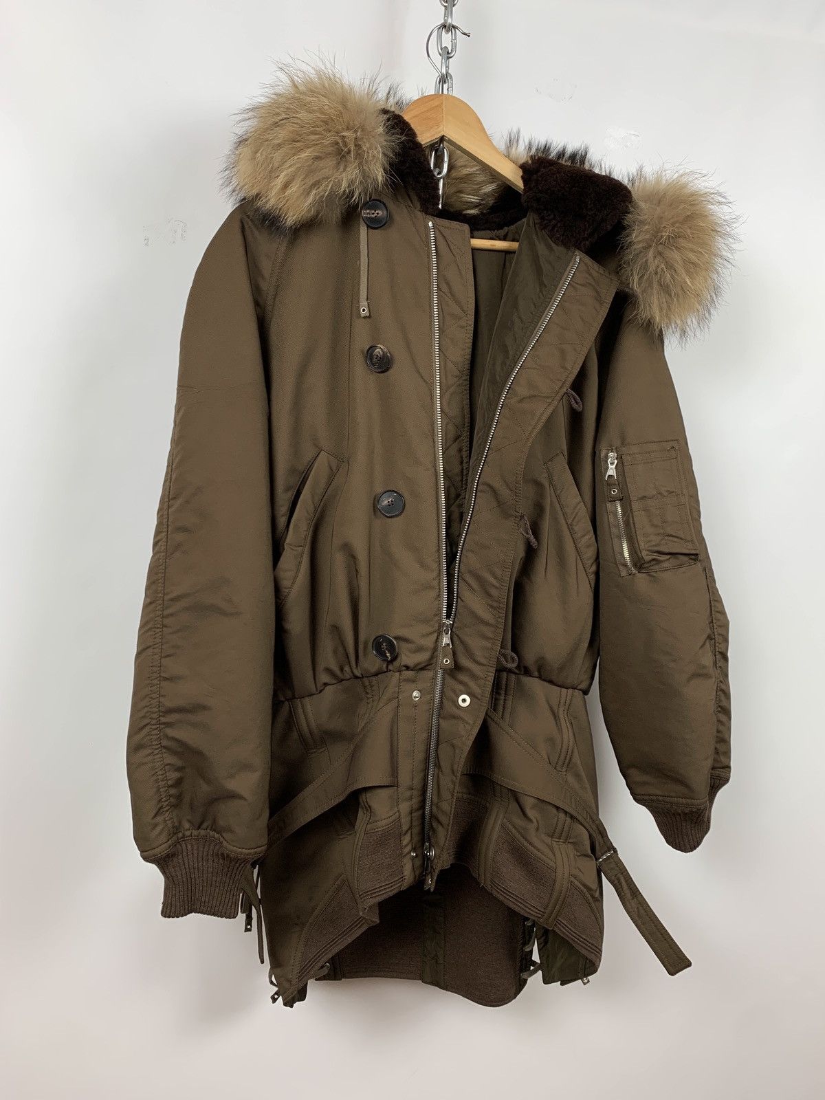 Jean Paul Gaultier Jean Paul Gaultier Brown Parka Jacket Size XL / US 12-14 / IT 48-50 - 3 Thumbnail