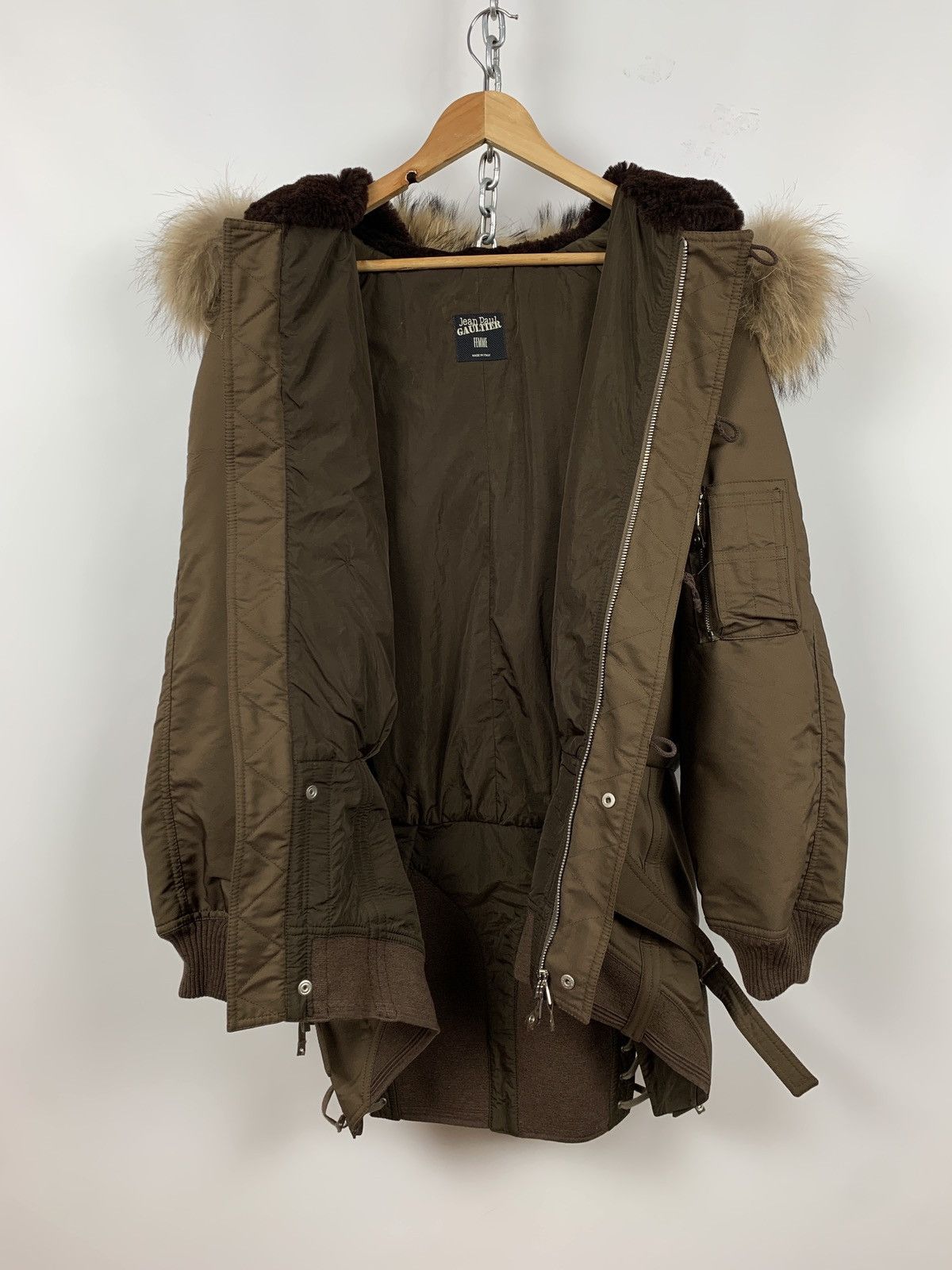 Jean Paul Gaultier Jean Paul Gaultier Brown Parka Jacket Size XL / US 12-14 / IT 48-50 - 4 Thumbnail