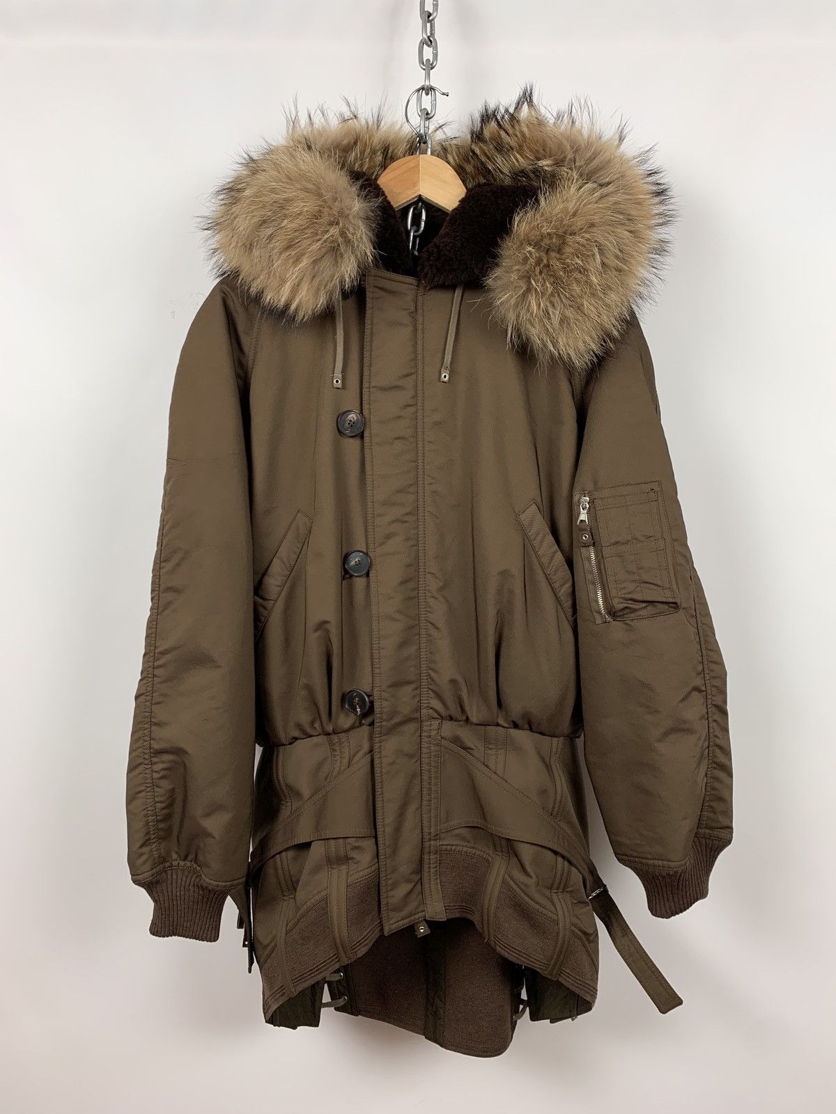 Jean Paul Gaultier Jean Paul Gaultier Brown Parka Jacket Size XL / US 12-14 / IT 48-50 - 1 Thumbnail