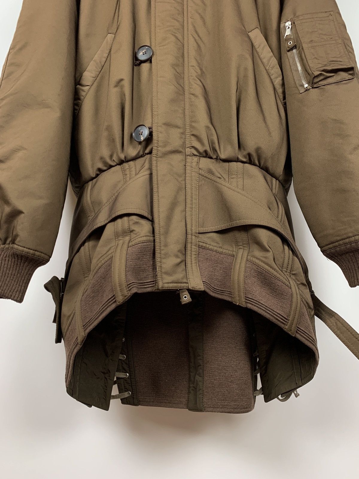 Jean Paul Gaultier Jean Paul Gaultier Brown Parka Jacket Size XL / US 12-14 / IT 48-50 - 13 Thumbnail
