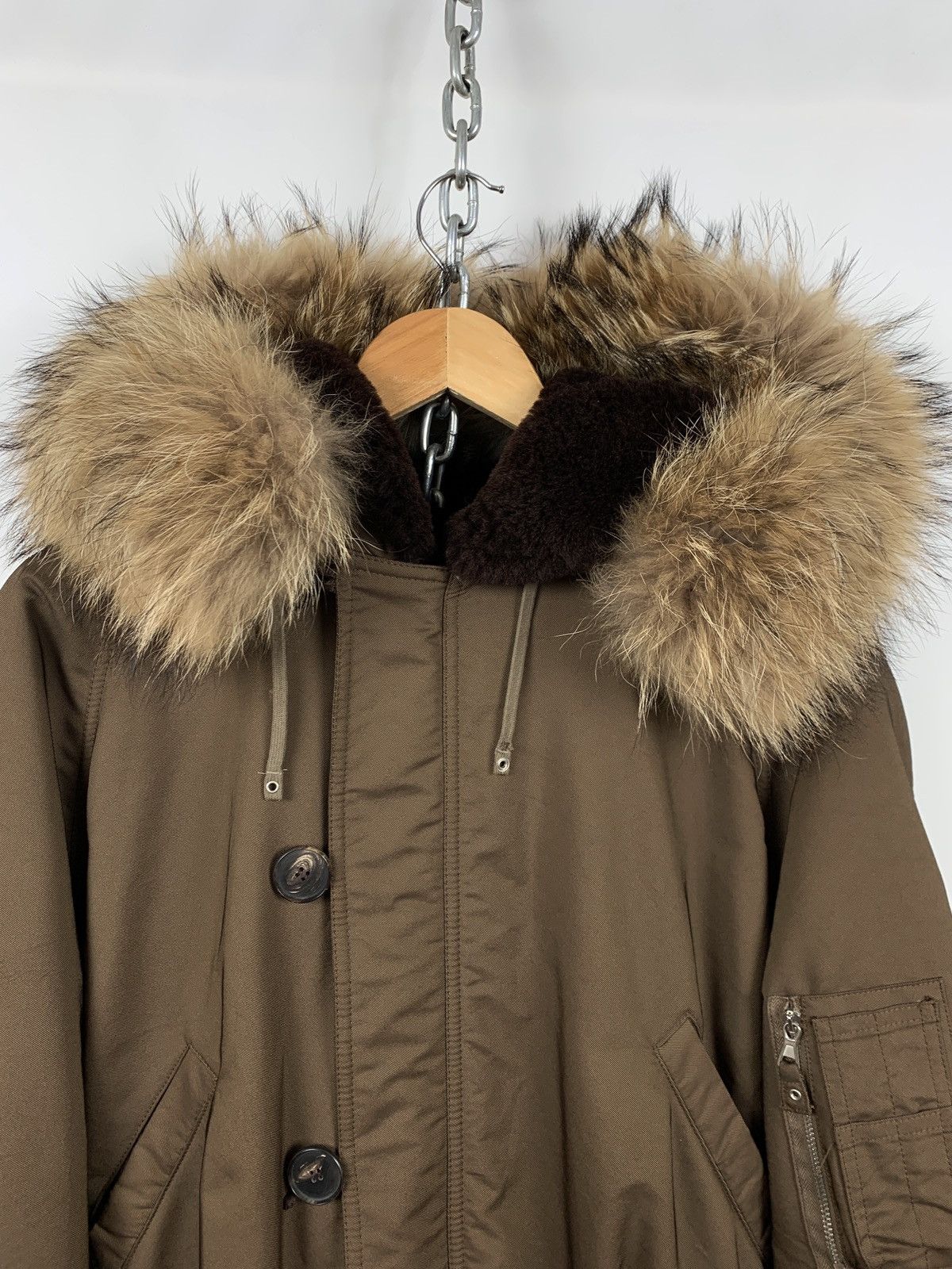 Jean Paul Gaultier Jean Paul Gaultier Brown Parka Jacket Size XL / US 12-14 / IT 48-50 - 8 Thumbnail