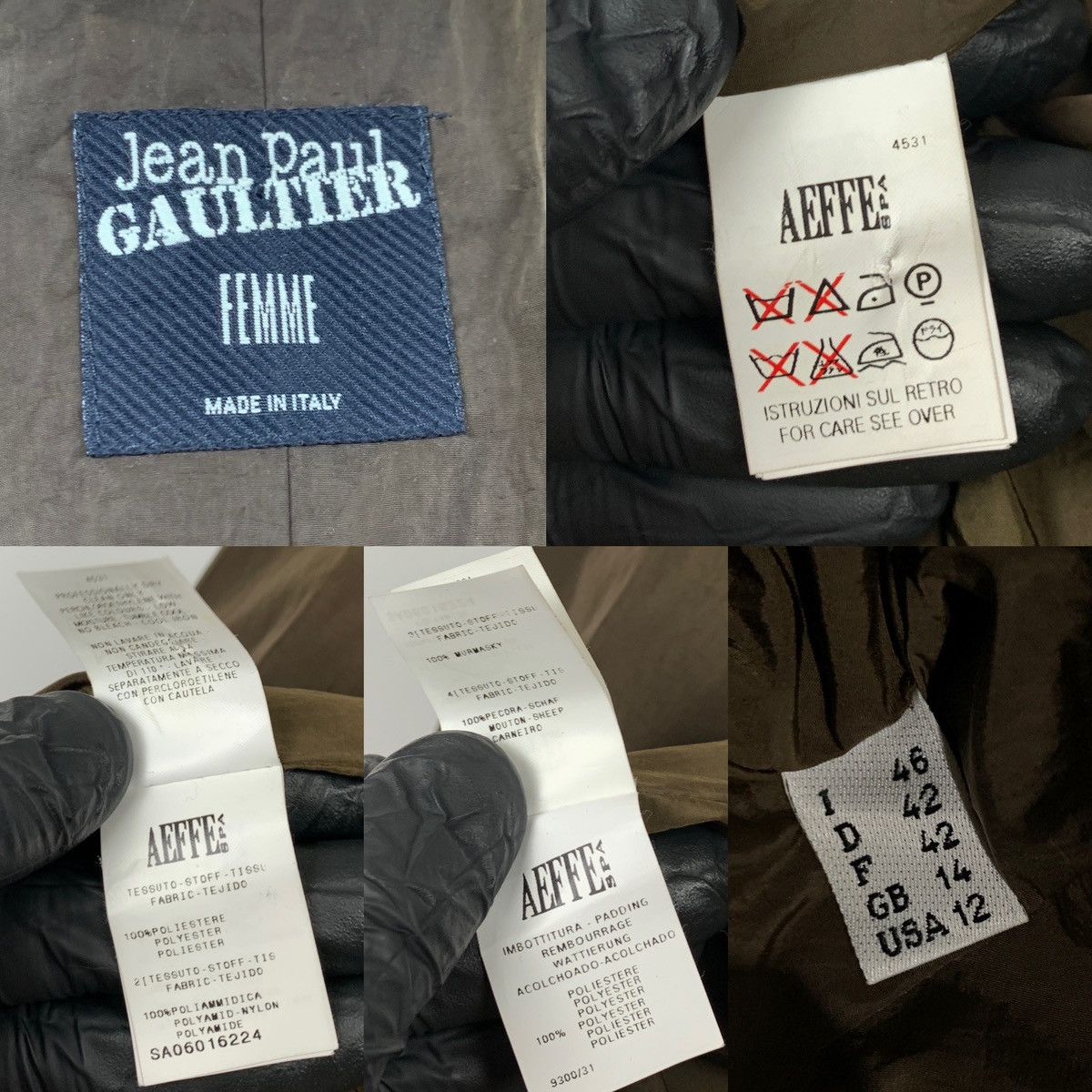 Jean Paul Gaultier Jean Paul Gaultier Brown Parka Jacket Size XL / US 12-14 / IT 48-50 - 21 Thumbnail