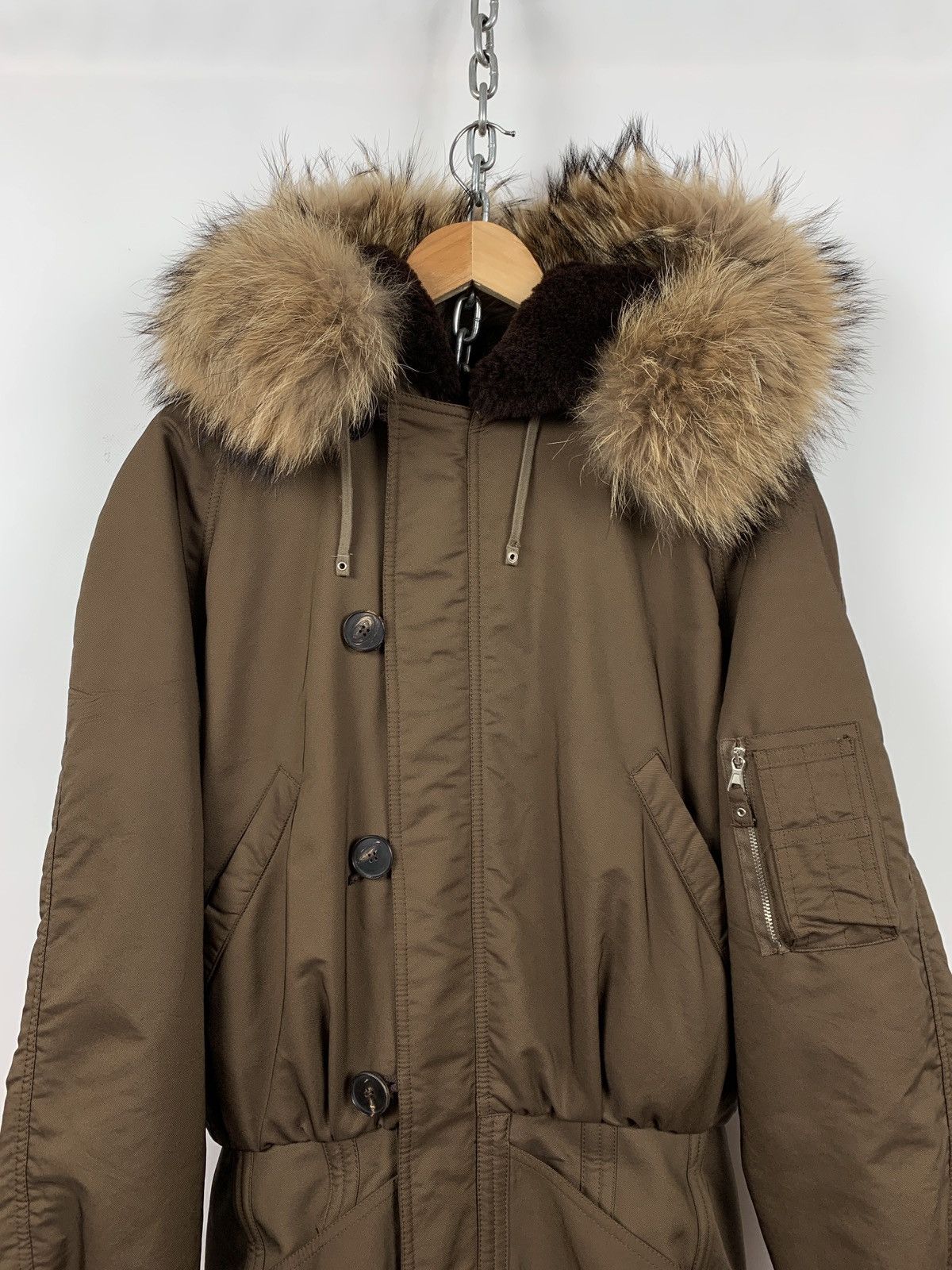 Jean Paul Gaultier Jean Paul Gaultier Brown Parka Jacket Size XL / US 12-14 / IT 48-50 - 5 Thumbnail