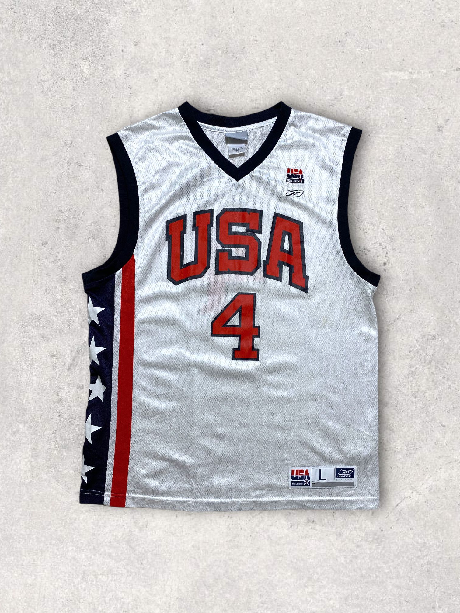 Vintage 00's 2002 reebok Allen Iverson 4 USA basketball NBA Size US L / EU 52-54 / 3 - 1 Preview