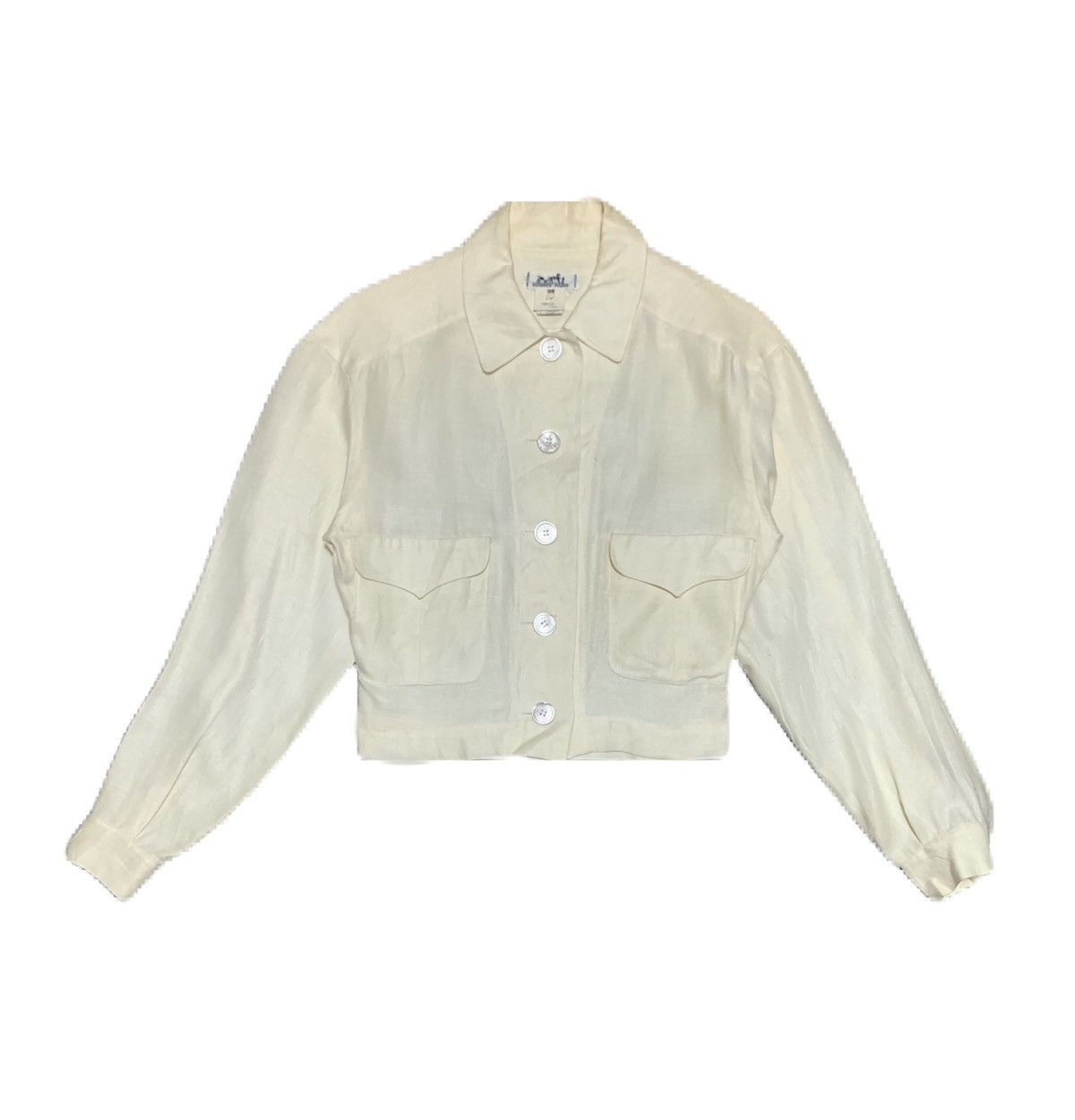 Hermes Vintage Hermes Cropped Jacket Size XS / US 0-2 / IT 36-38 - 1 Thumbnail