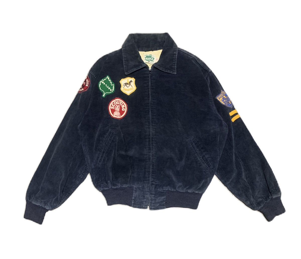 MAPLE 60sビンテージCotton Twill Award Jacket メンズ MAPLE 60sビンテージCotton Twill Award Jacket