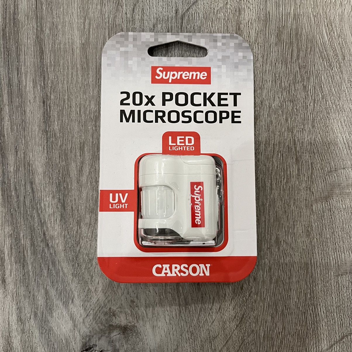 Pre-owned Supreme Raymay Pocket Microscope Keychain In White