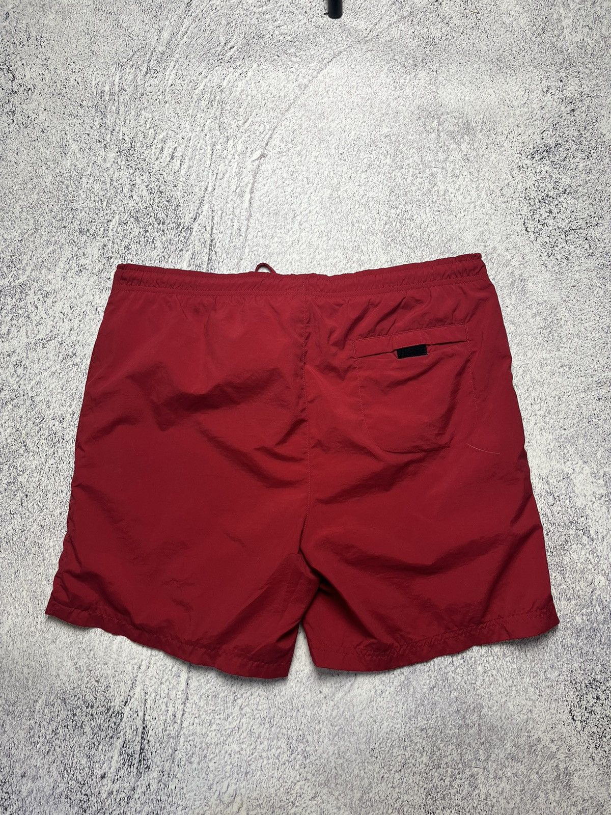 Nike Vintage Red Nylon Big Logo Shorts Nike Streetwear size S Size US 30 / EU 46 - 14 Thumbnail