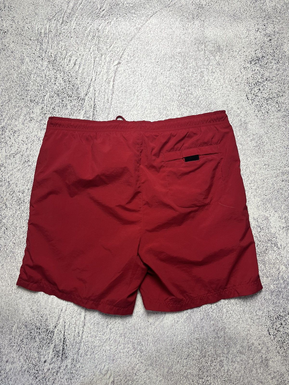 Nike Vintage Red Nylon Big Logo Shorts Nike Streetwear size S Size US 30 / EU 46 - 13 Thumbnail
