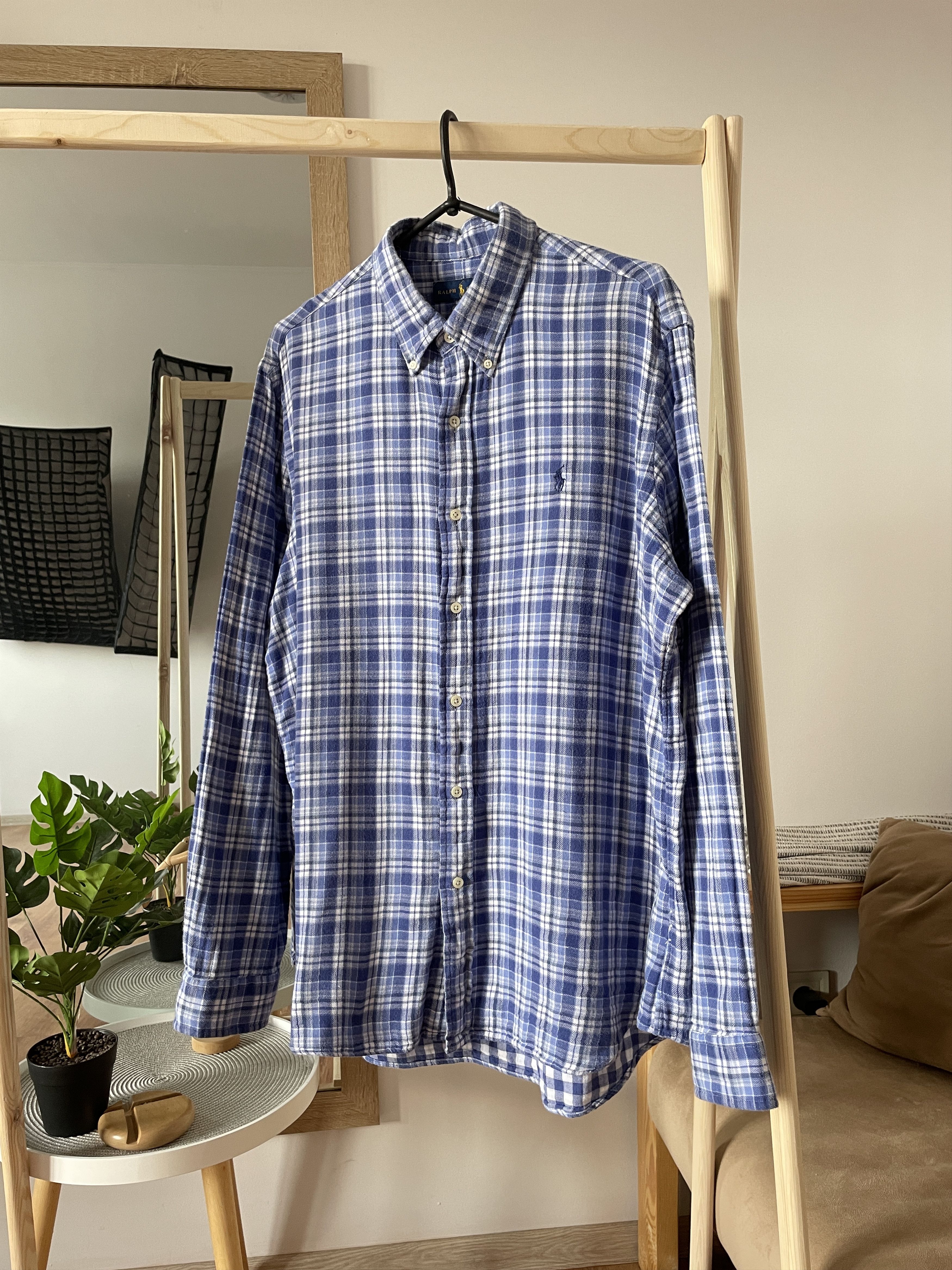 Polo Ralph Lauren Polo Ralph Lauren Double Faced Plaid Flannel Shirt Size XL Size US XL / EU 56 / 4 - 1 Thumbnail