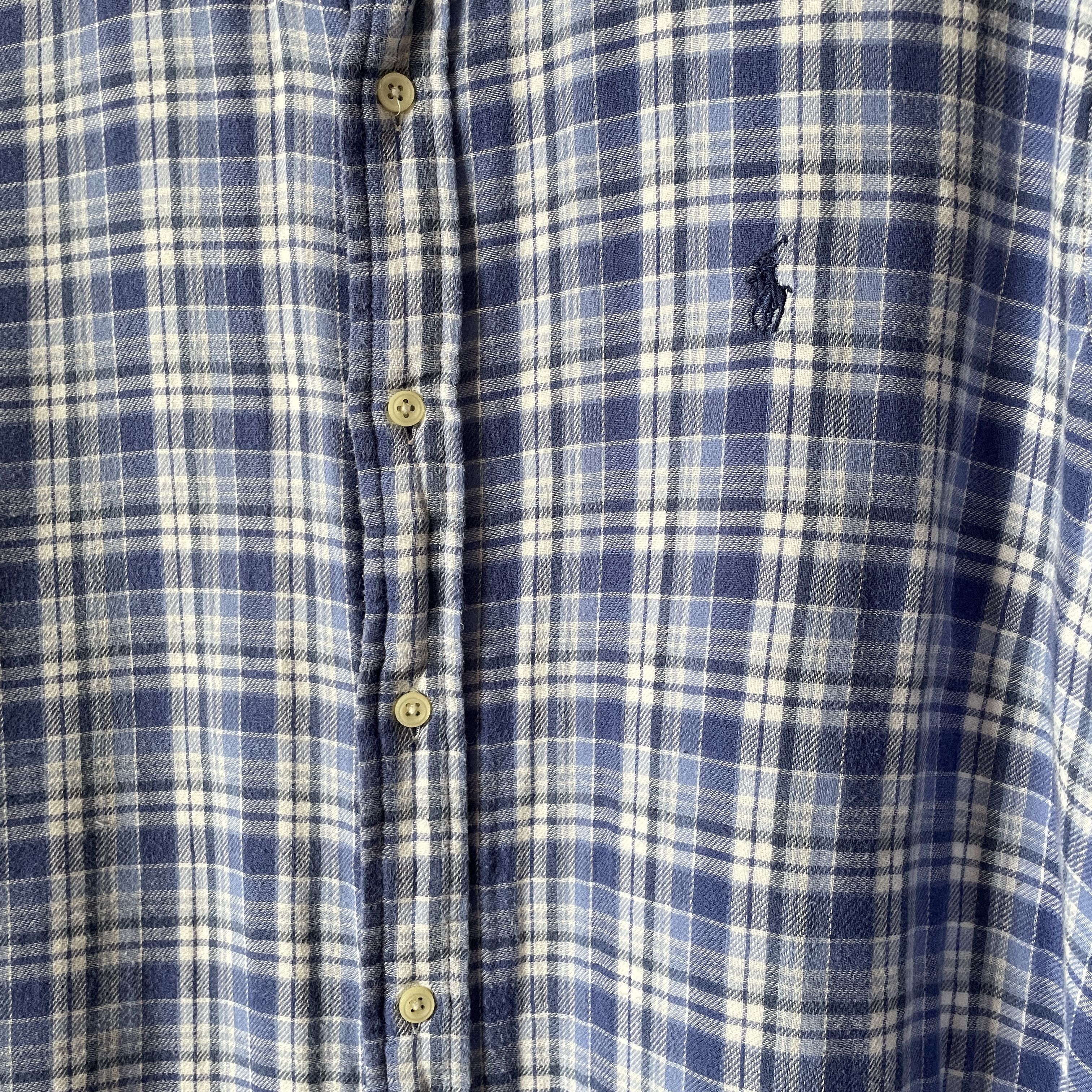 Polo Ralph Lauren Polo Ralph Lauren Double Faced Plaid Flannel Shirt Size XL Size US XL / EU 56 / 4 - 5 Thumbnail