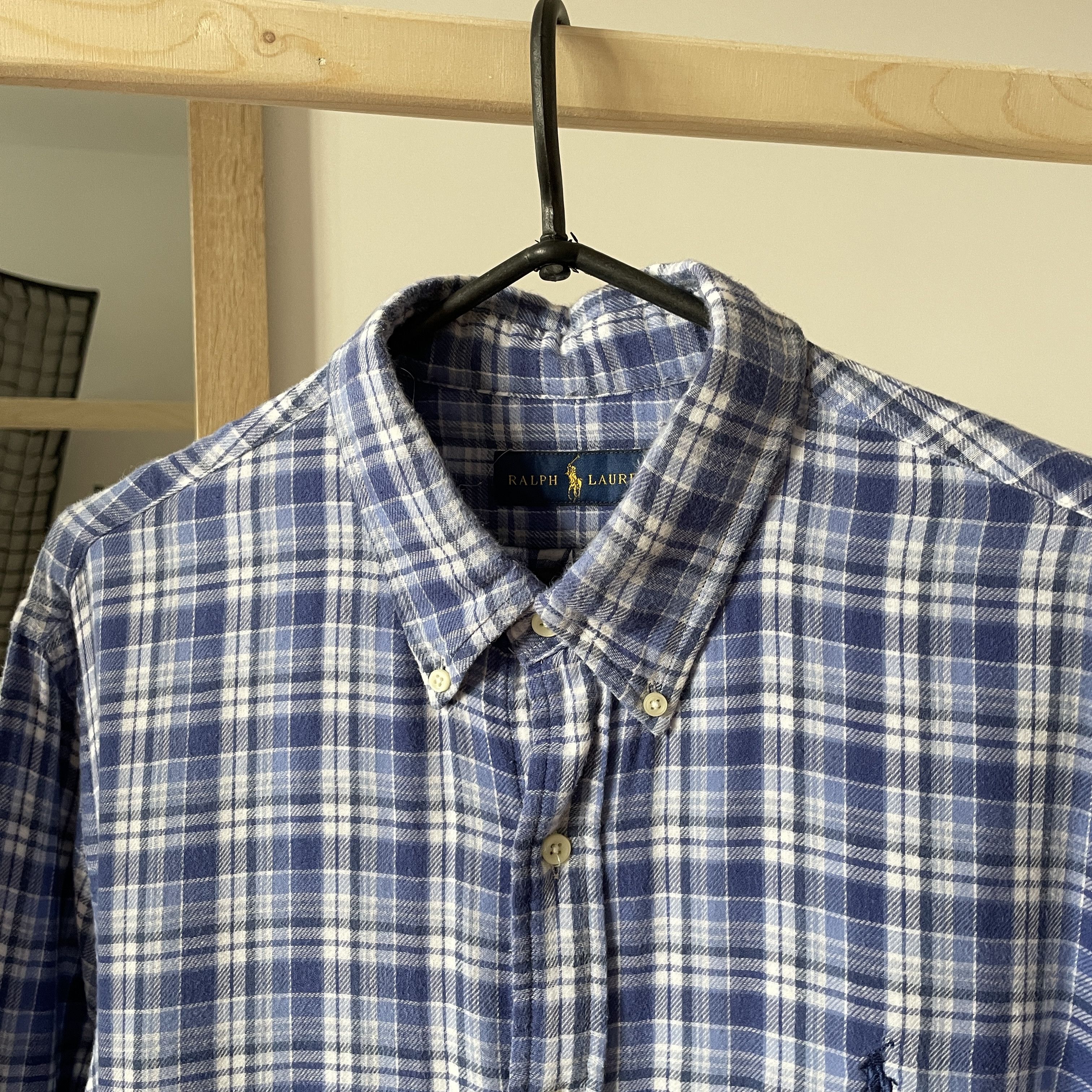 Polo Ralph Lauren Polo Ralph Lauren Double Faced Plaid Flannel Shirt Size XL Size US XL / EU 56 / 4 - 4 Thumbnail