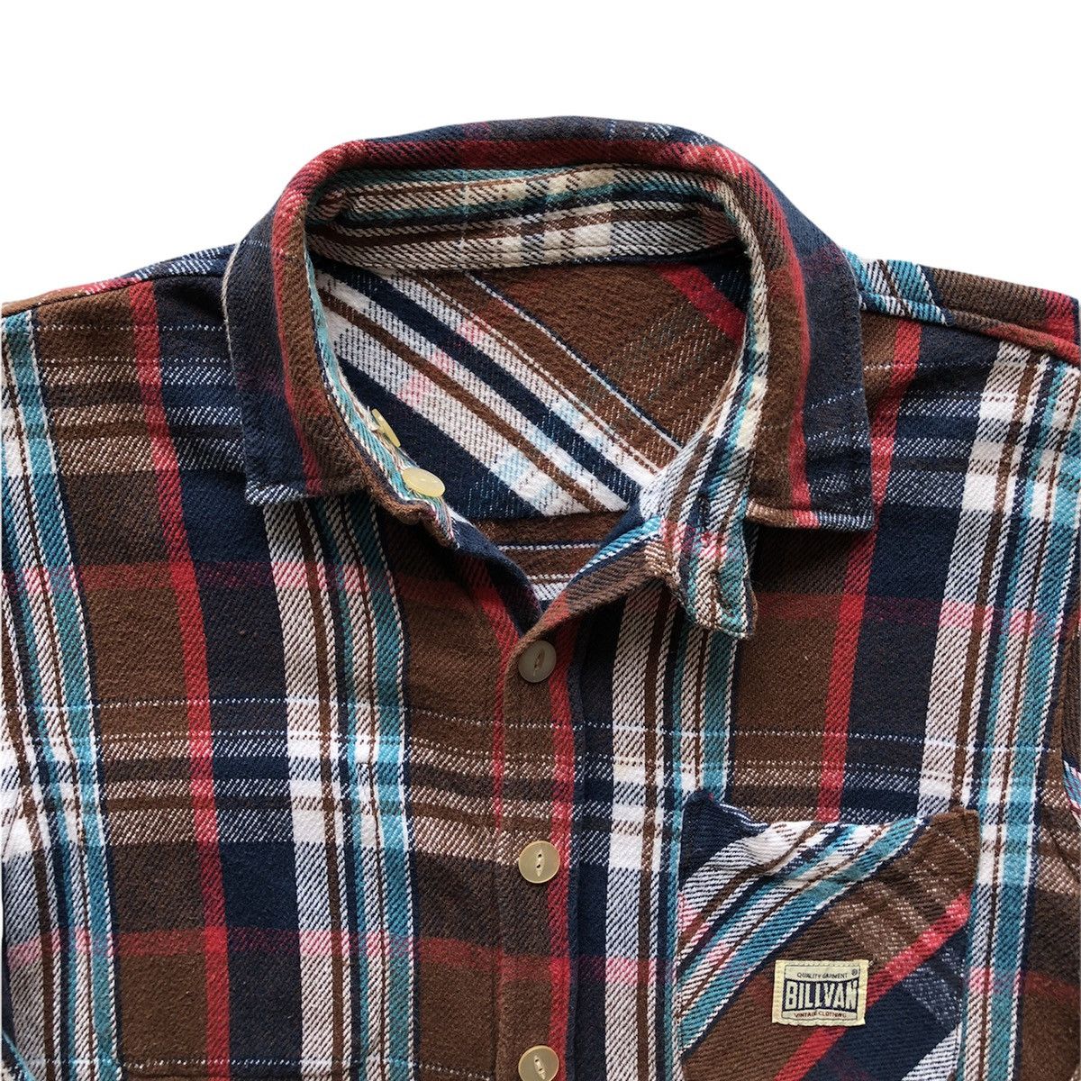 Vintage Vintage Flannel Riversable Single Pocket by Billvan | Grailed