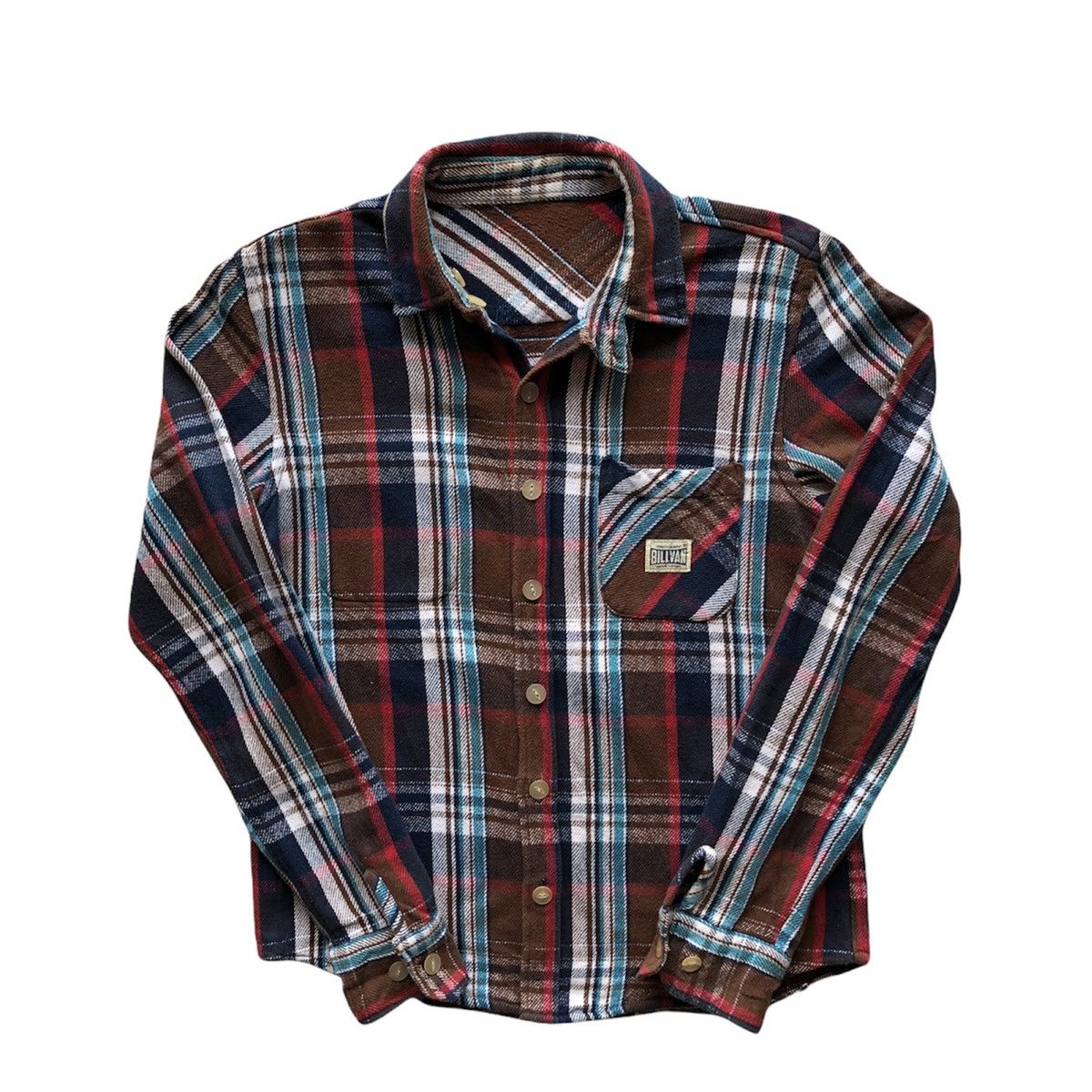 image of Flannel Riversable Single Pocket By Billvan, Men's (Size Small)