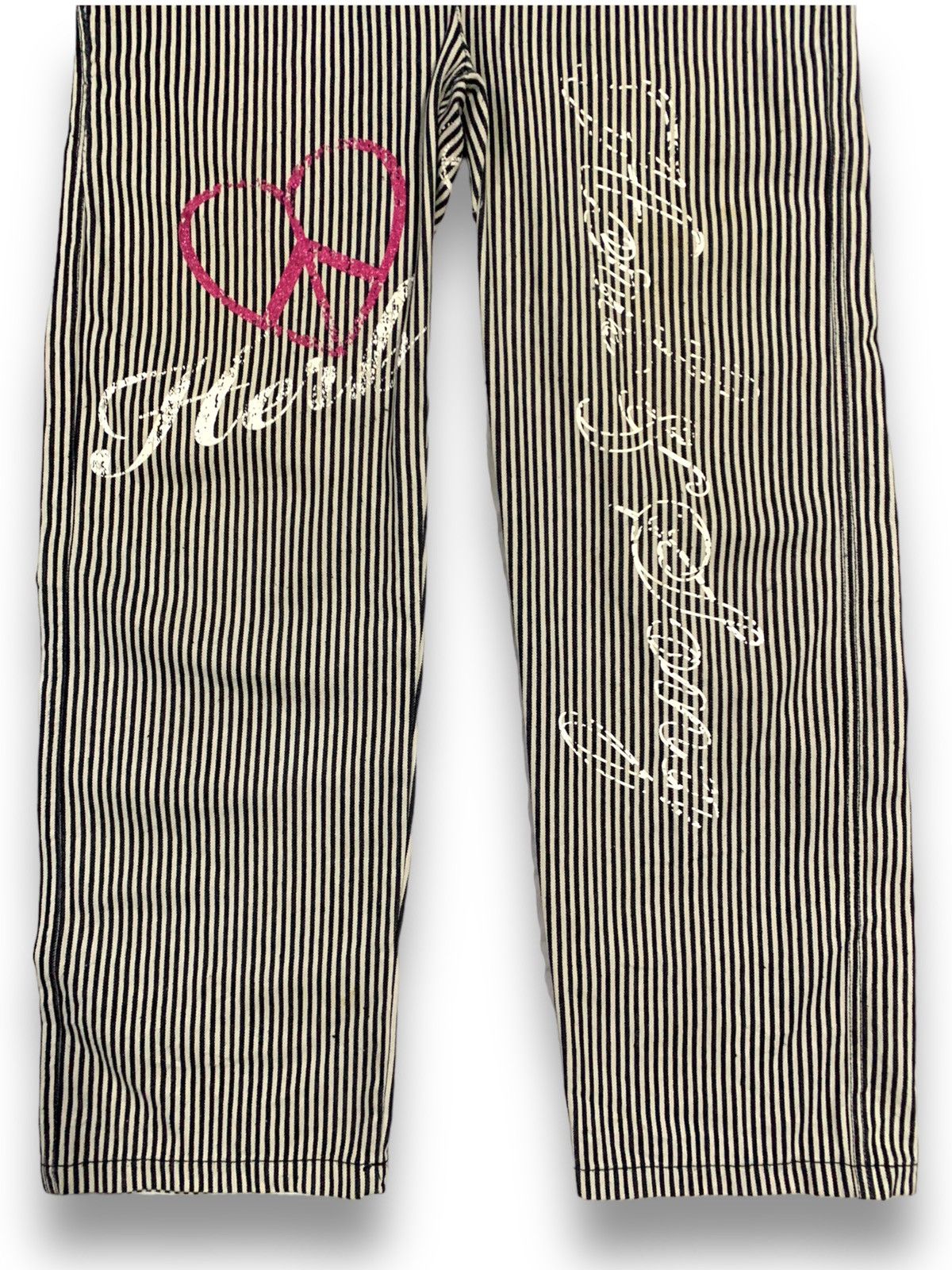 Japanese Brand Japanese Brand Hickory Striped Rastafari Printed Coveralls Size US 35 - 12 Thumbnail