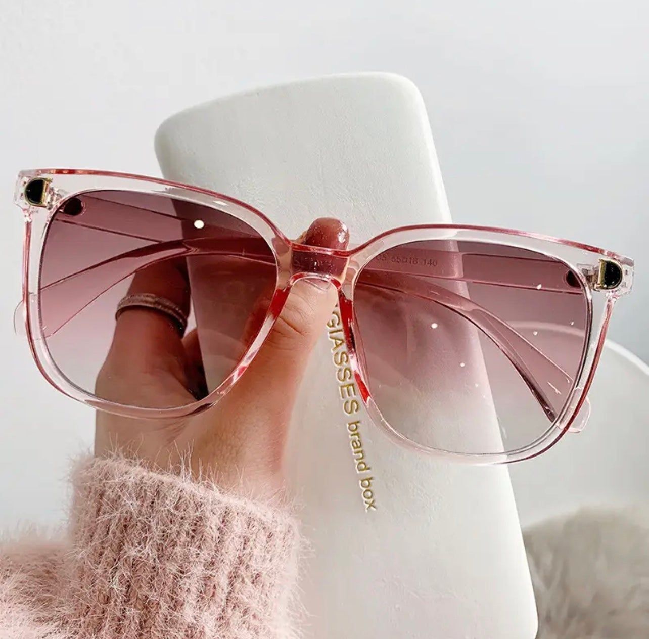 Other 2023 Fashion Oversized Sunglasses Woman Brand Designer Vinta Size ONE SIZE - 1 Thumbnail