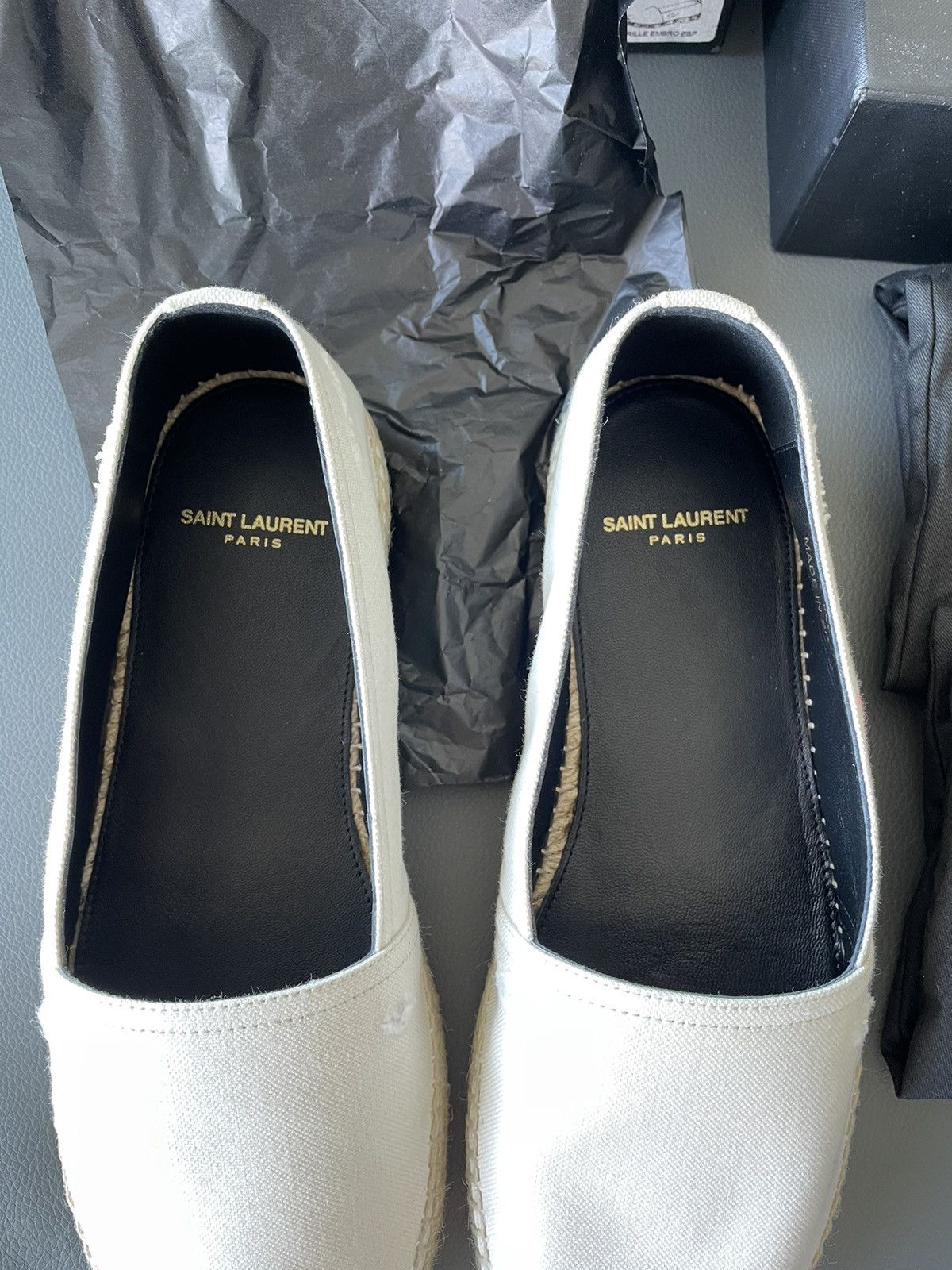 Hedi Slimane Rare Brand New Limited Edition SL Logo Espadrilles Size US 6 / EU 39 - 17 Thumbnail