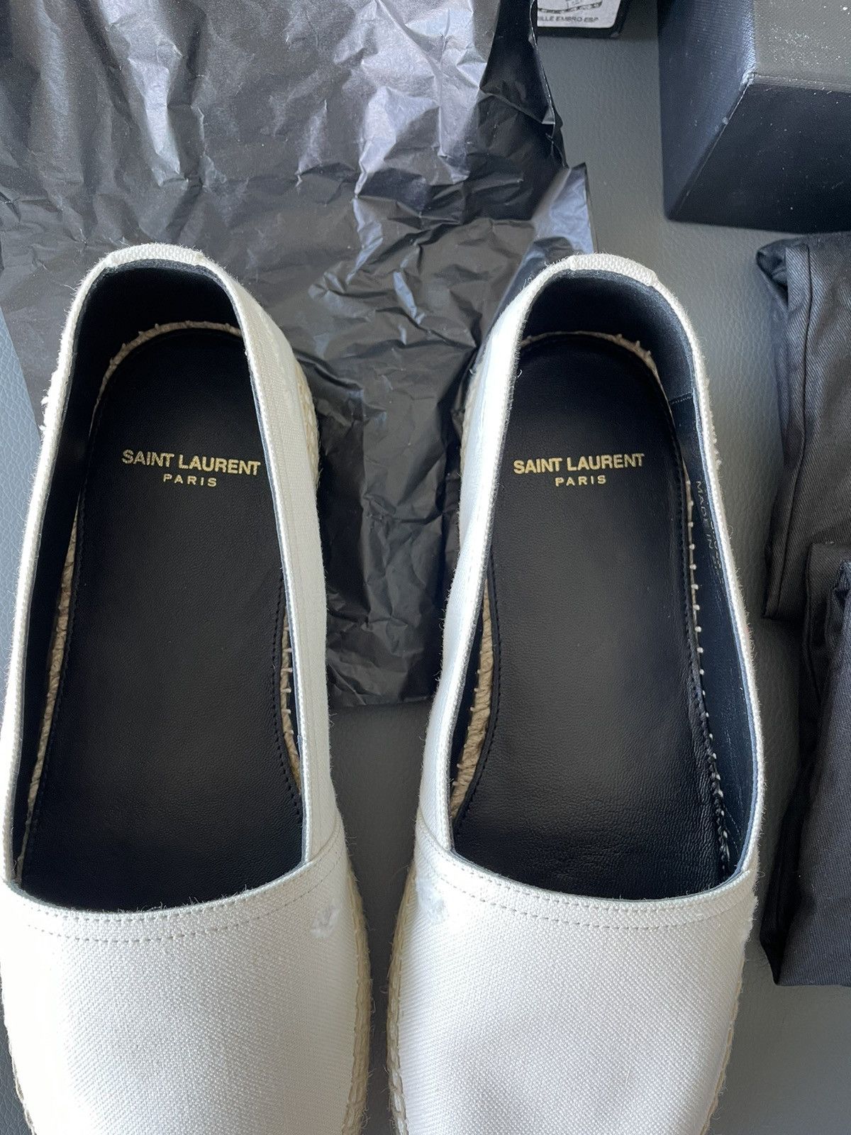 Hedi Slimane Rare Brand New Limited Edition SL Logo Espadrilles Size US 6 / EU 39 - 7 Thumbnail